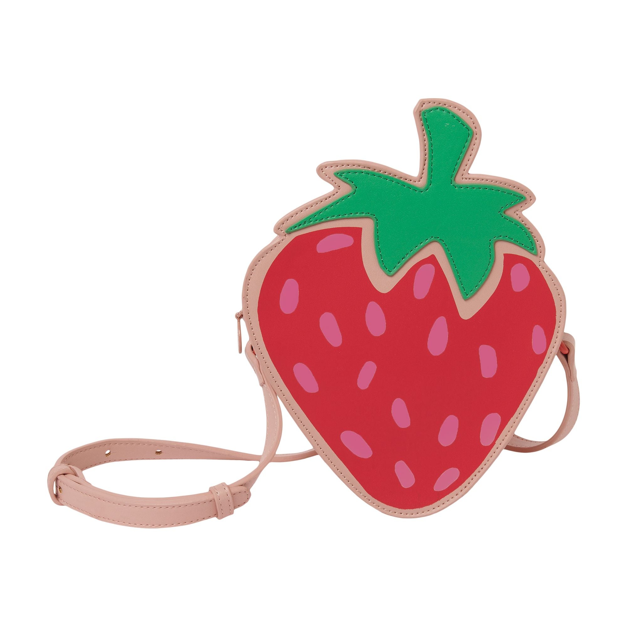 Girls Pink Strawberry Bag