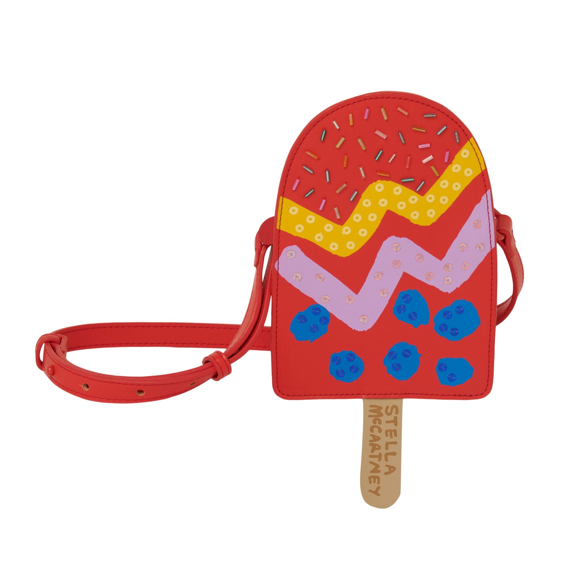 Girls Red Ice Cream Bag