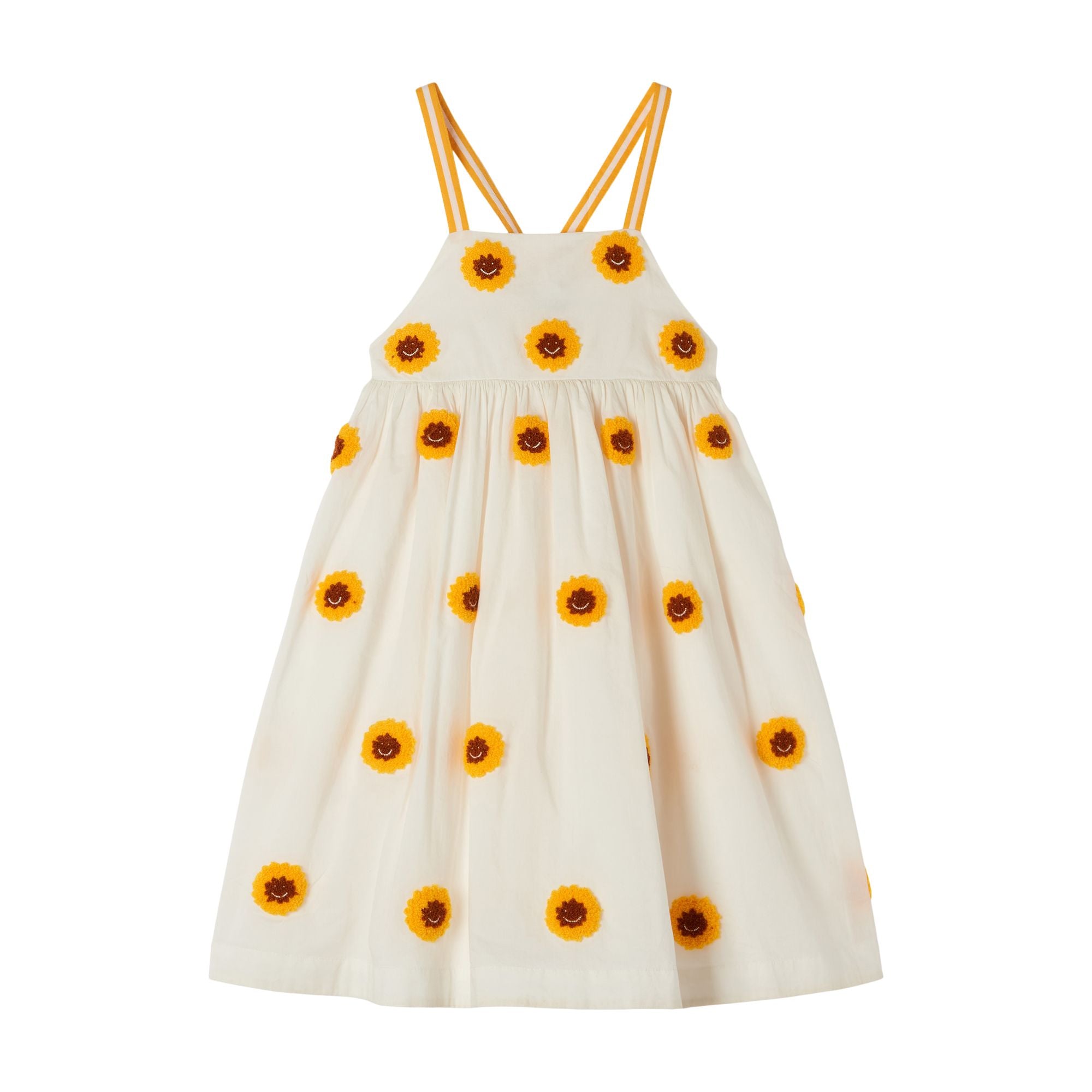 Girls White Dots Dress