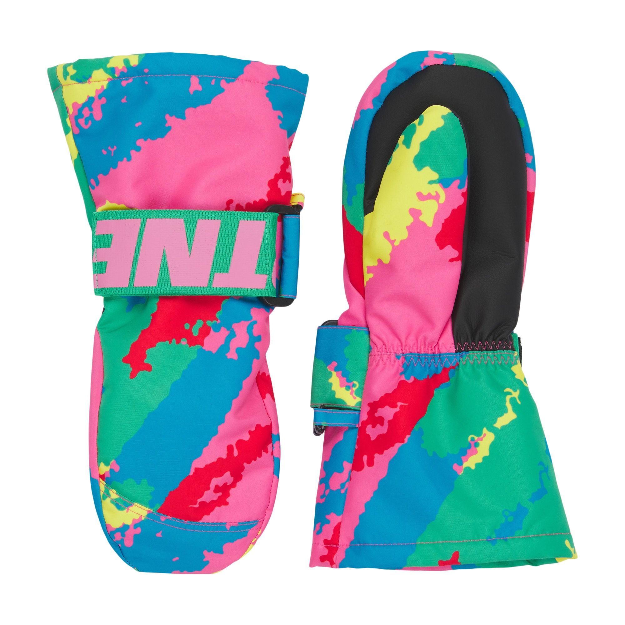 Girls Multicolor Snow Gloves