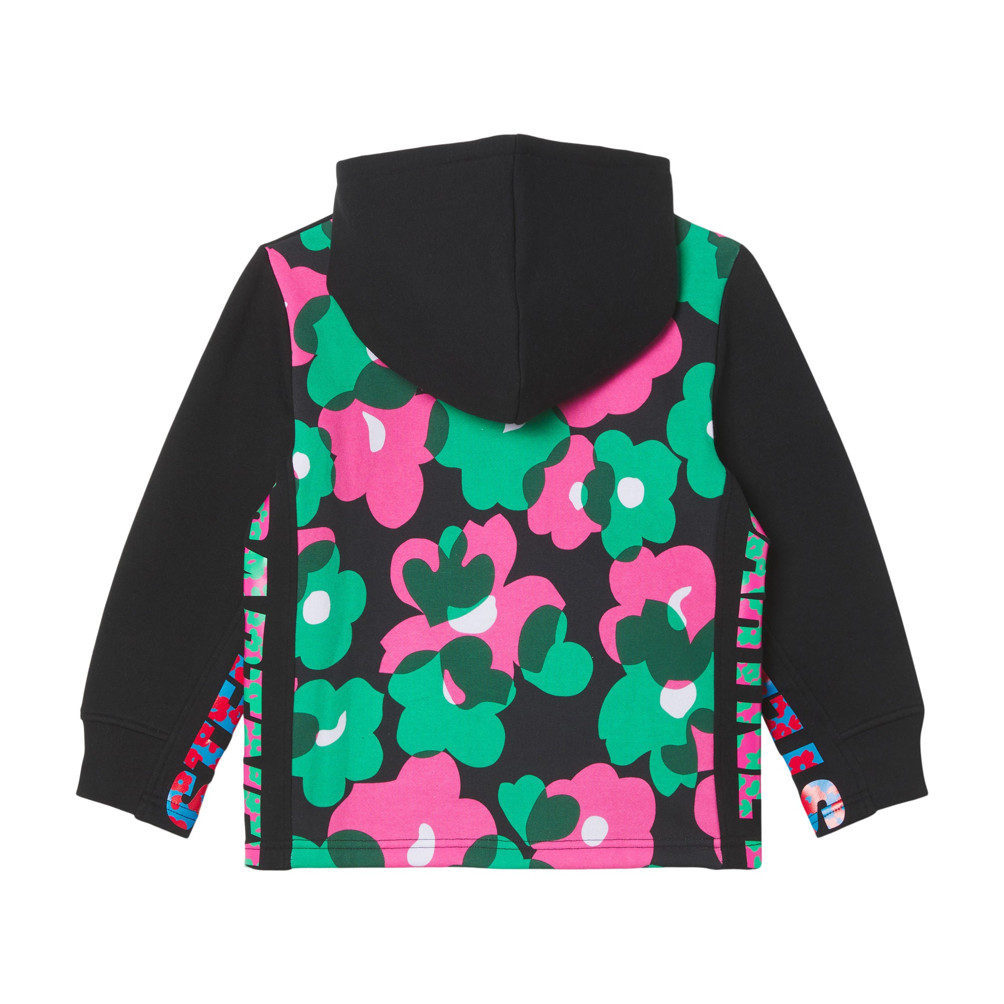 Girls Black Logo Sport Sweatshirt