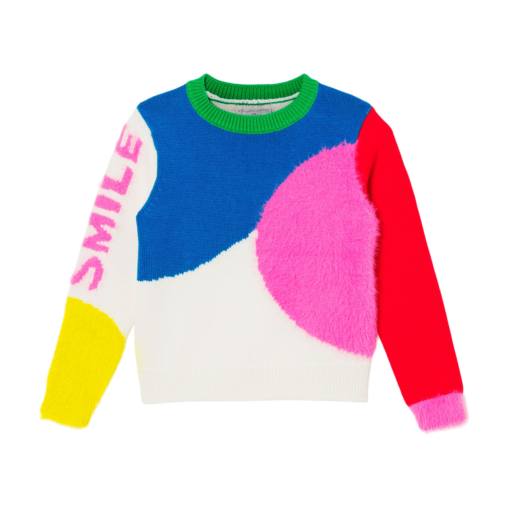 Girls Multicolor Logo Sweater