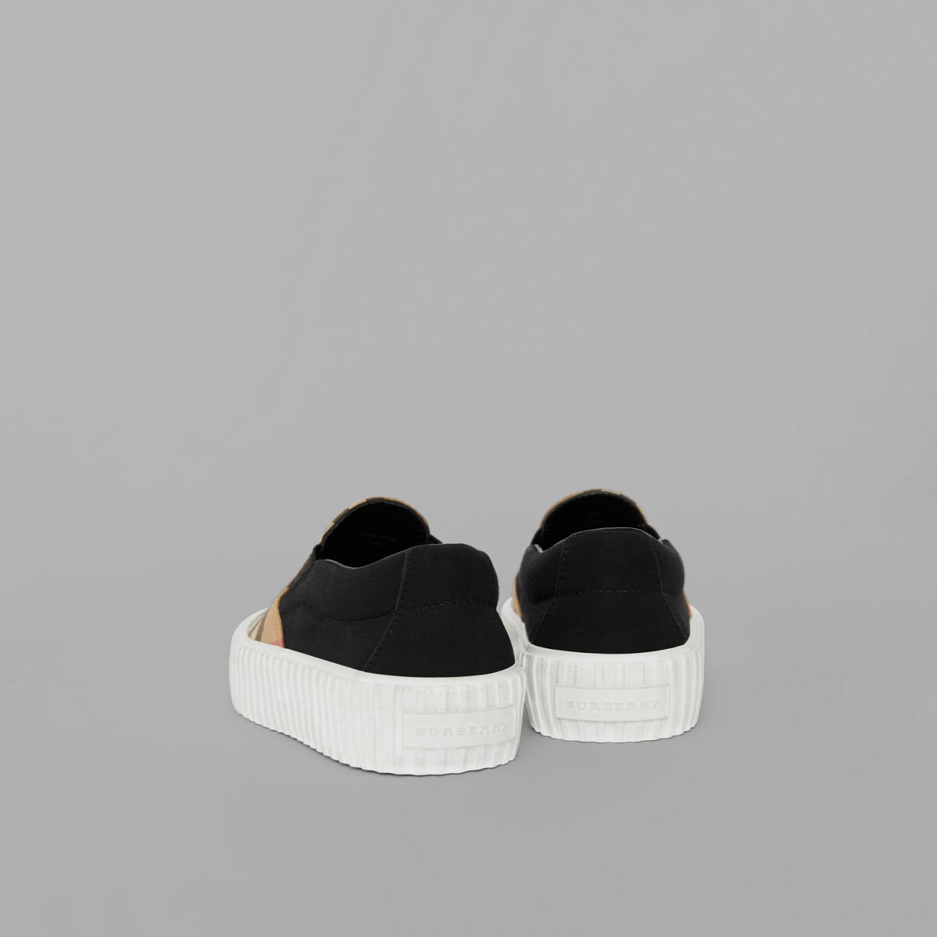 Baby Antique Yellow Check Cotton Shoes