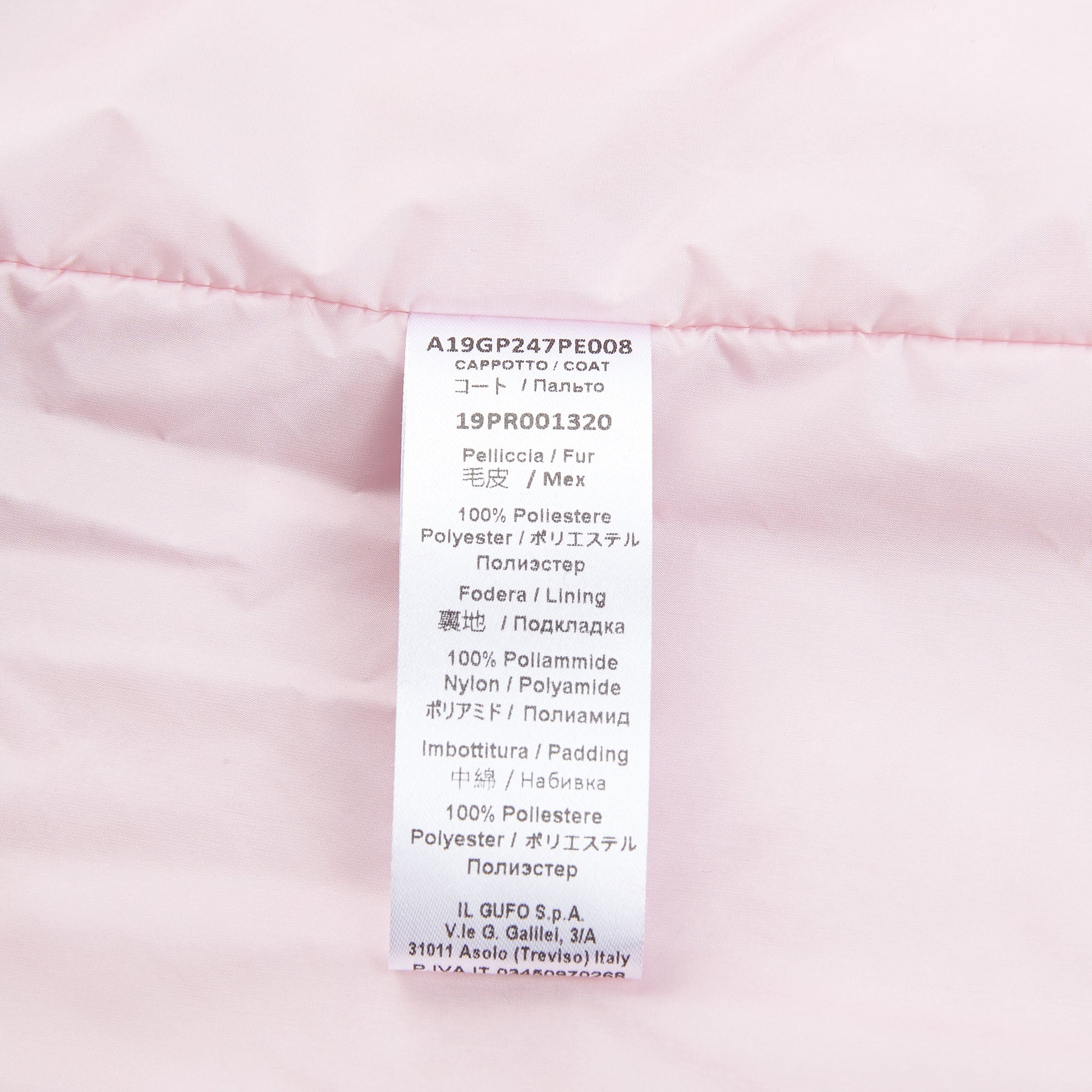 Girls Pink Coat