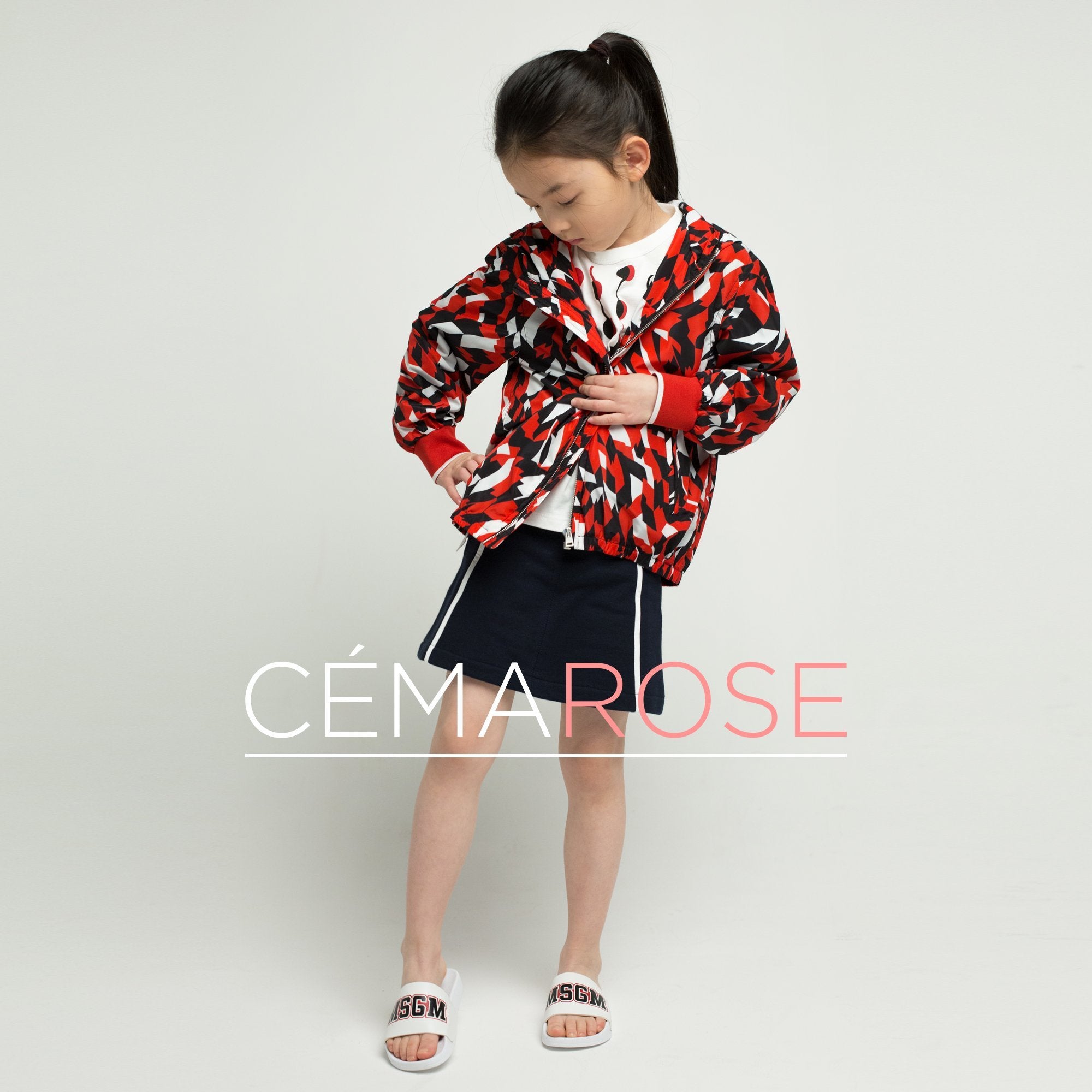 Girls Flame Red Jacket
