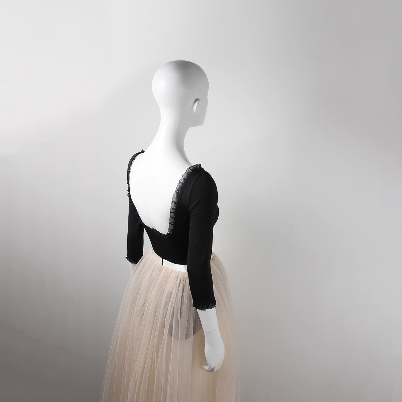 Girls Black Ballet Onesies