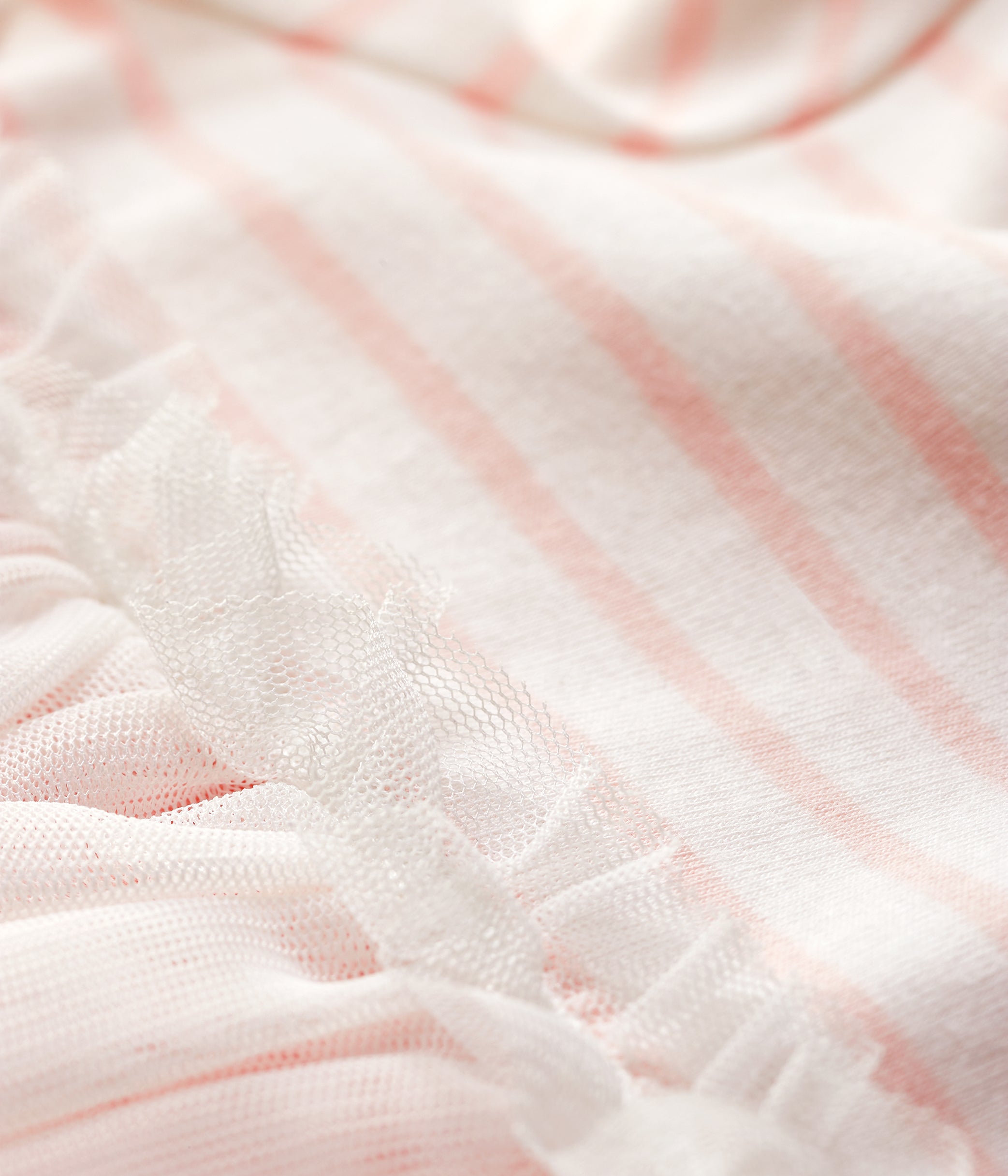 Girls Pink Stripe Dress