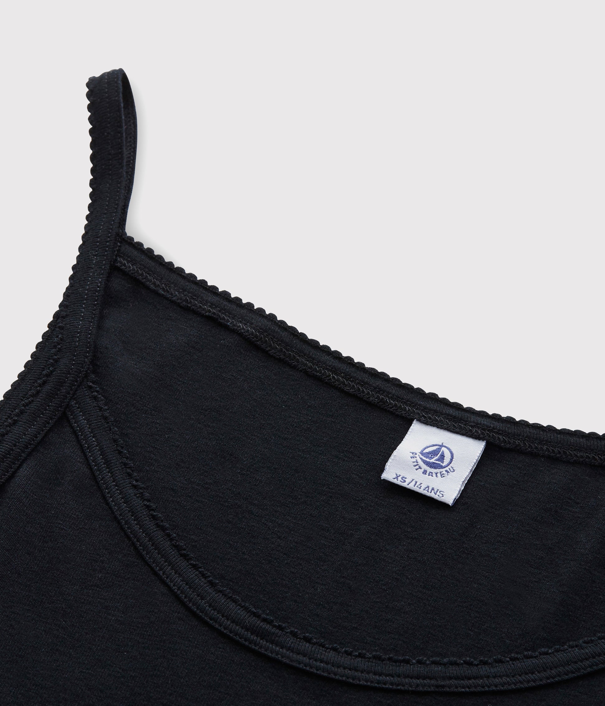 Girls Black Cotton Dress