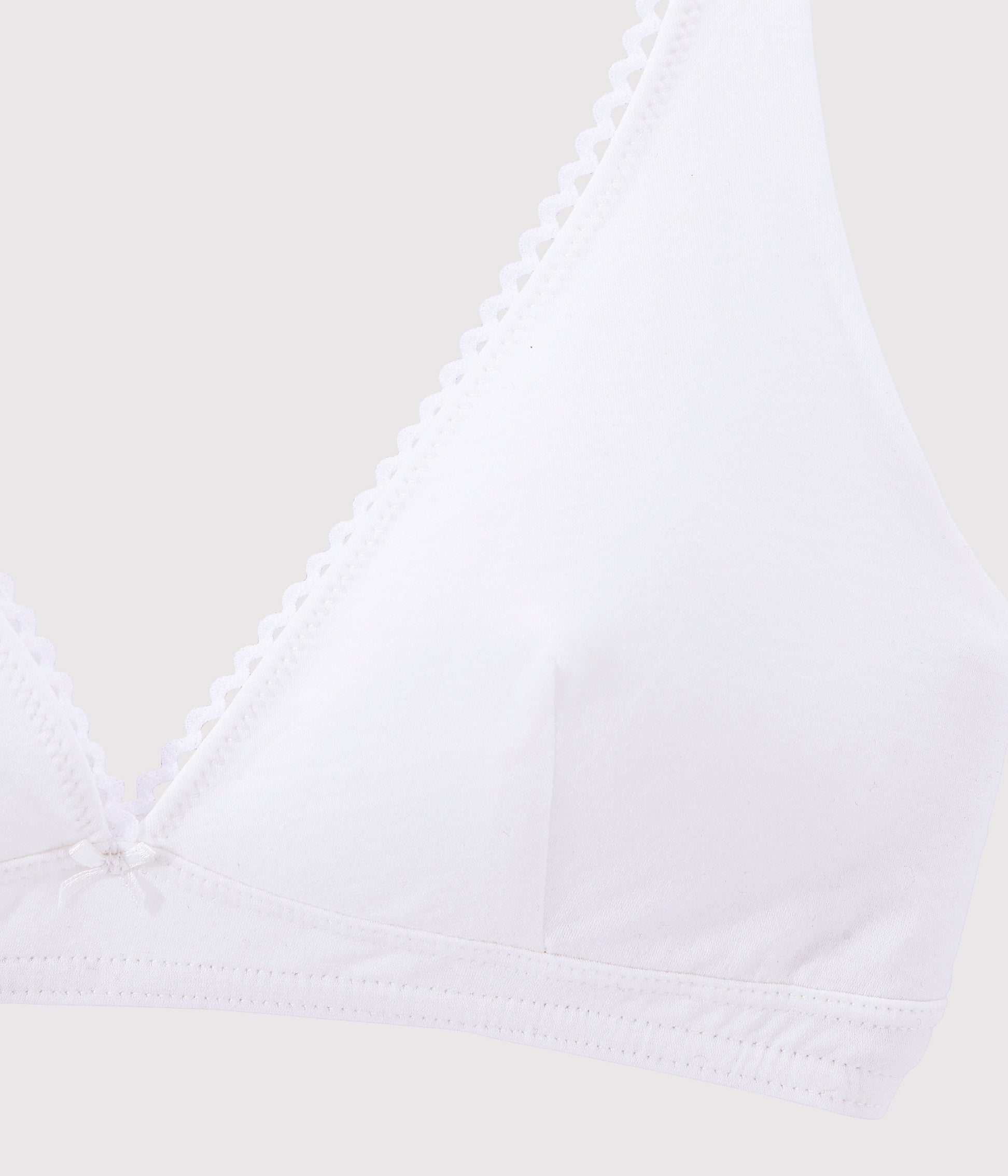 Girls White Cotton Underwear