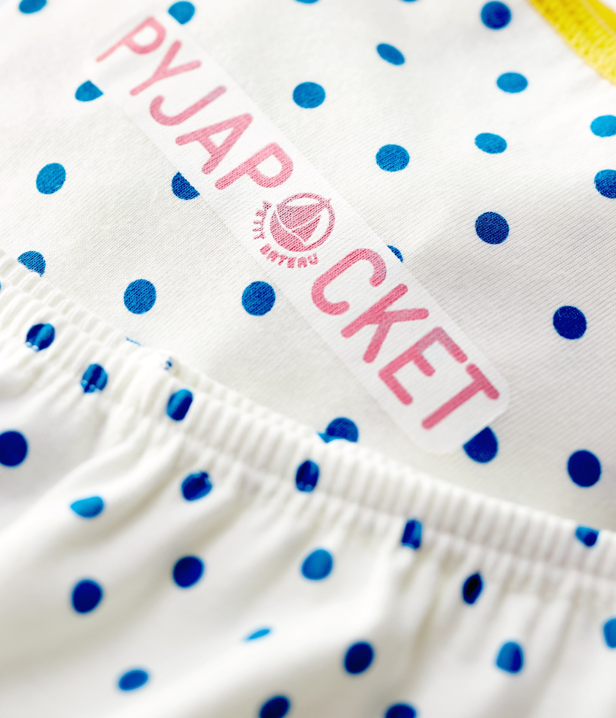 Girls White Dots Cotton Set