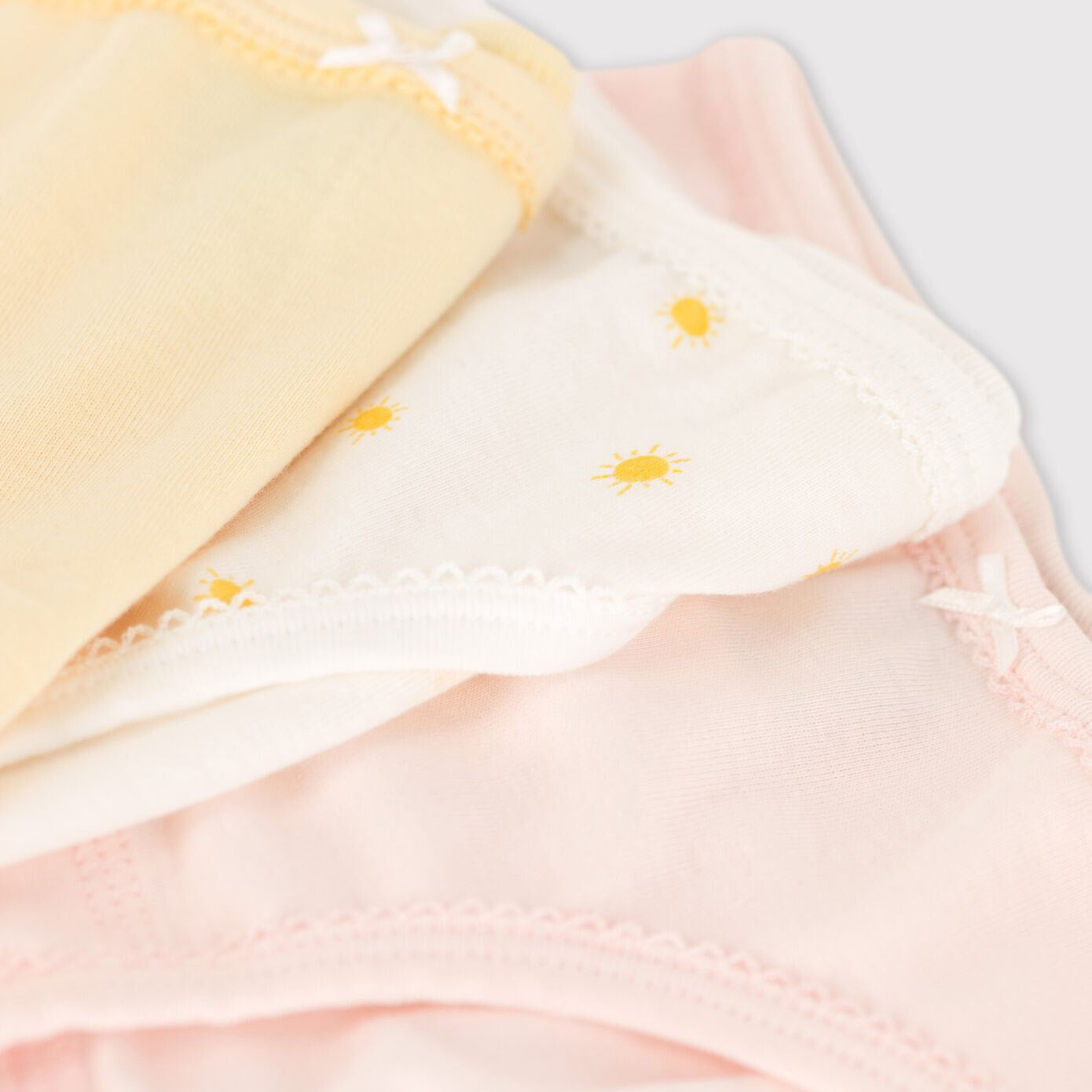 Girls Multicolor Cotton Underwear Set(3Pack)