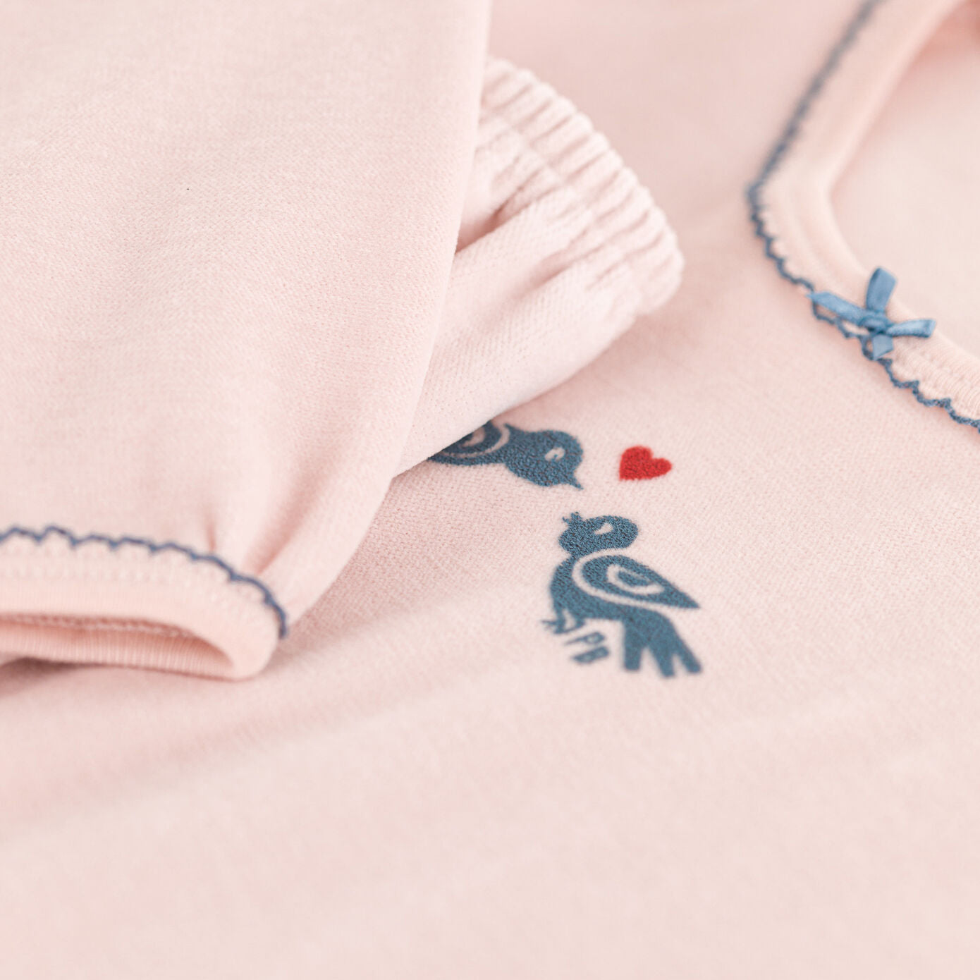 Girls Pink Cotton Nightwear Set