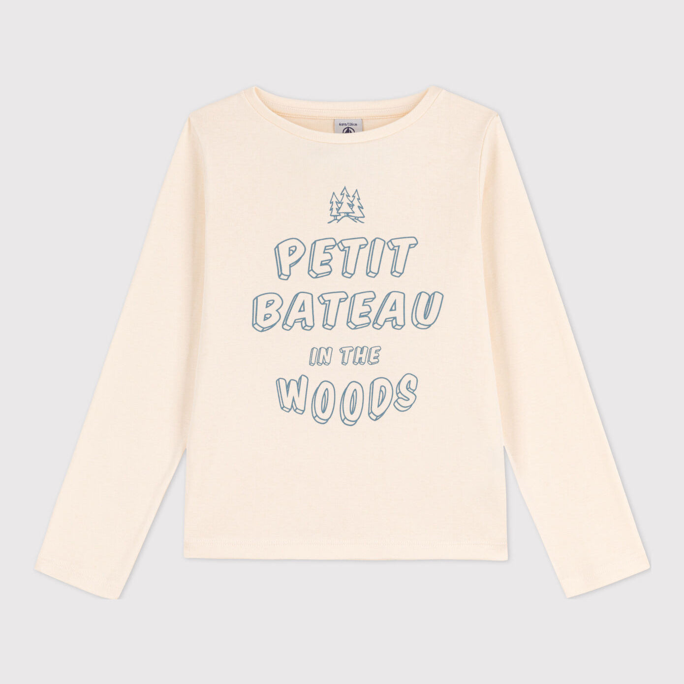Girls Ivory Logo Cotton T-Shirt