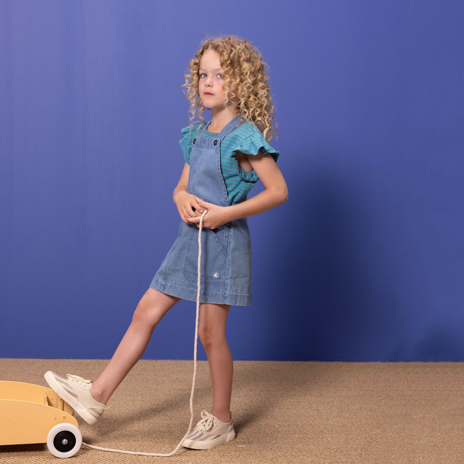Girls Blue Denim Dress