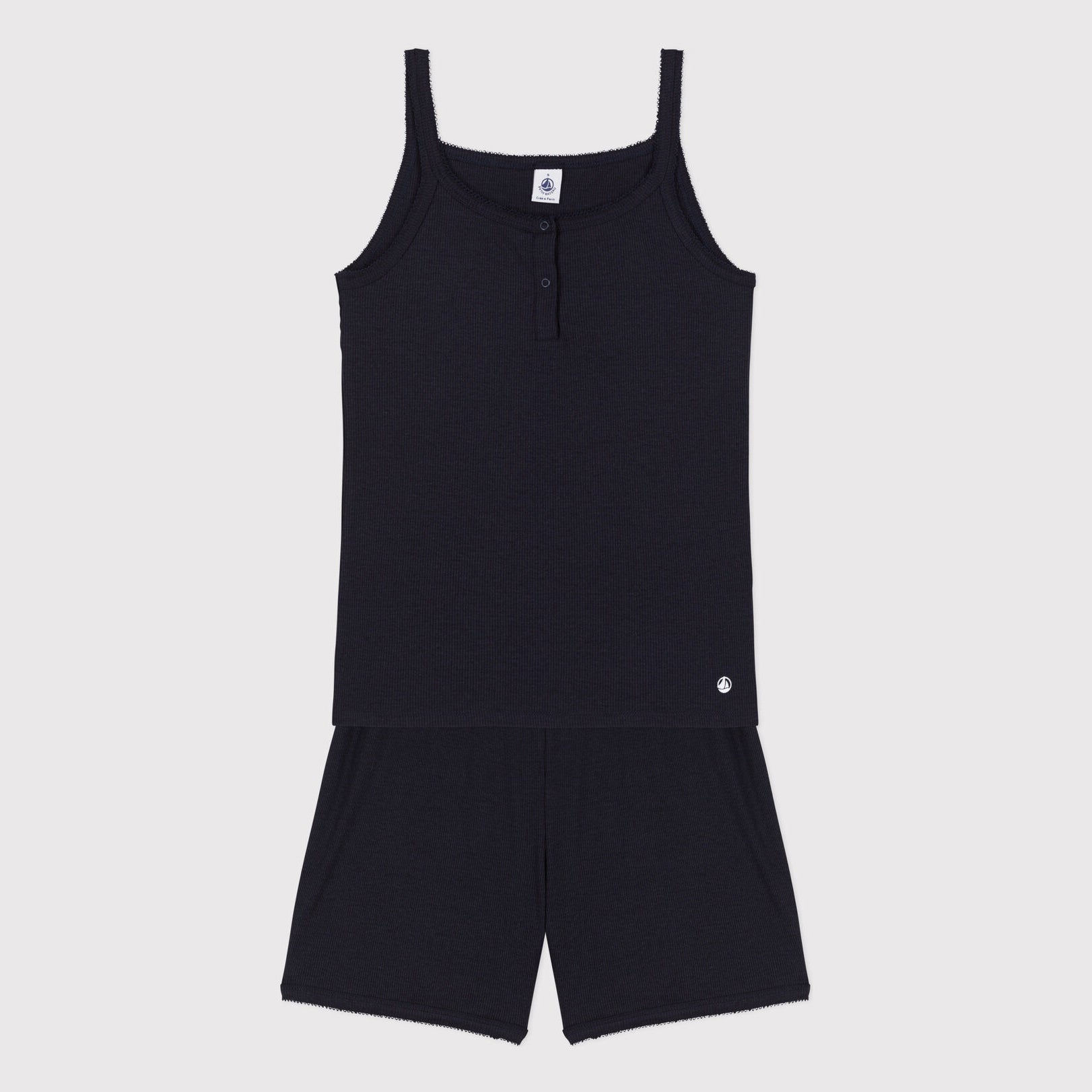 Girls Black Nightwear Set