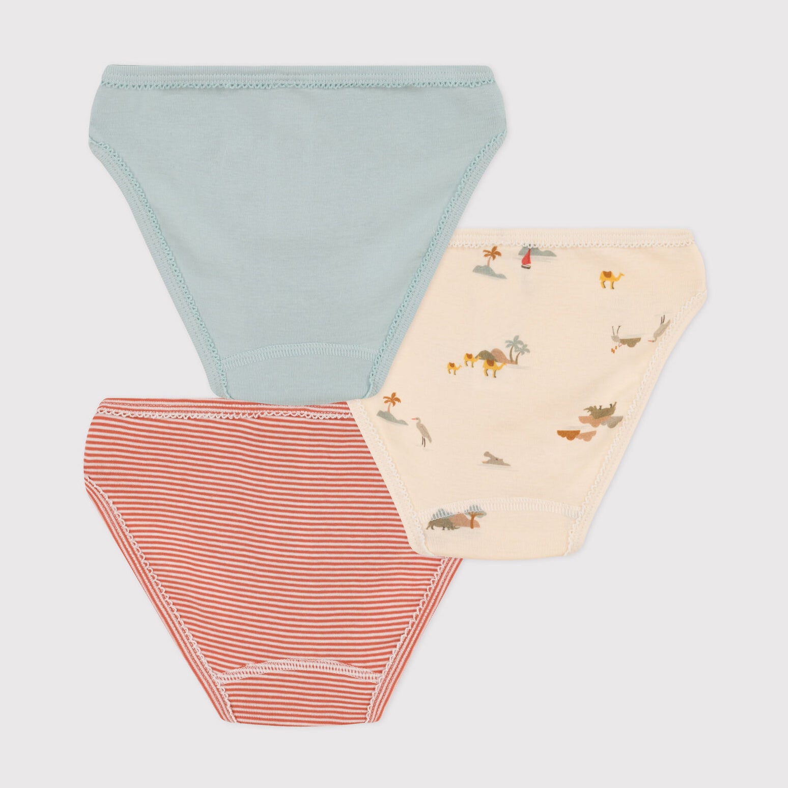 Girls Multicolor Cotton Underwear Set