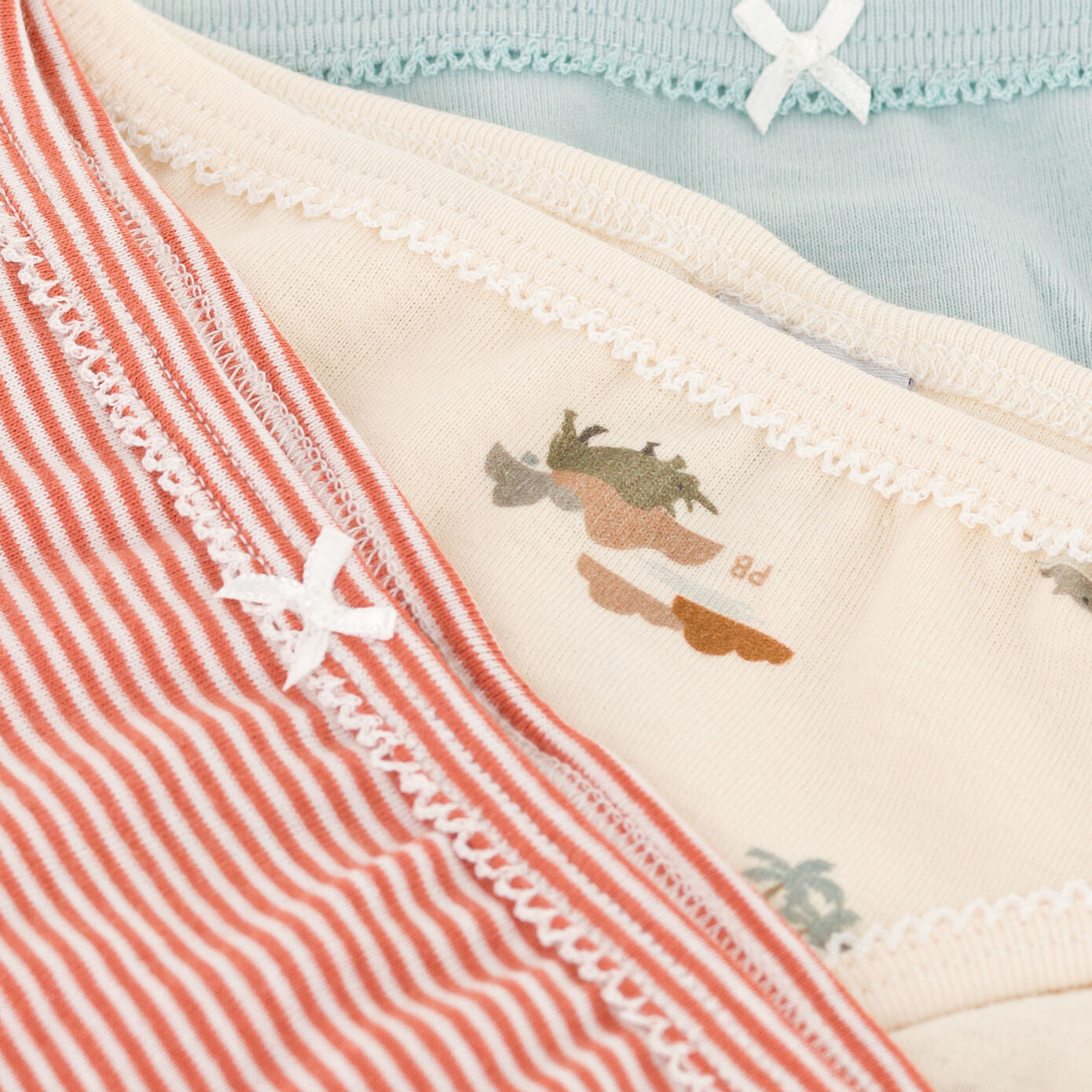 Girls Multicolor Cotton Underwear Set