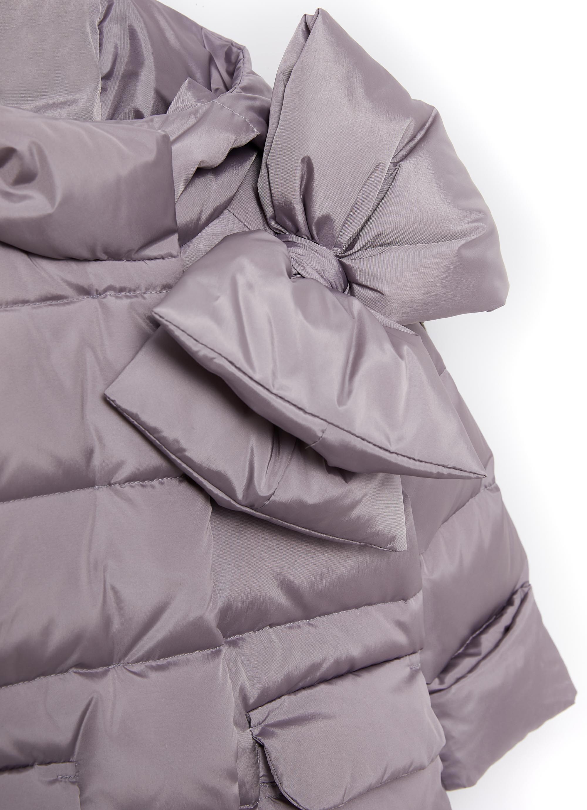 Girls Mauve Padded Down Coat