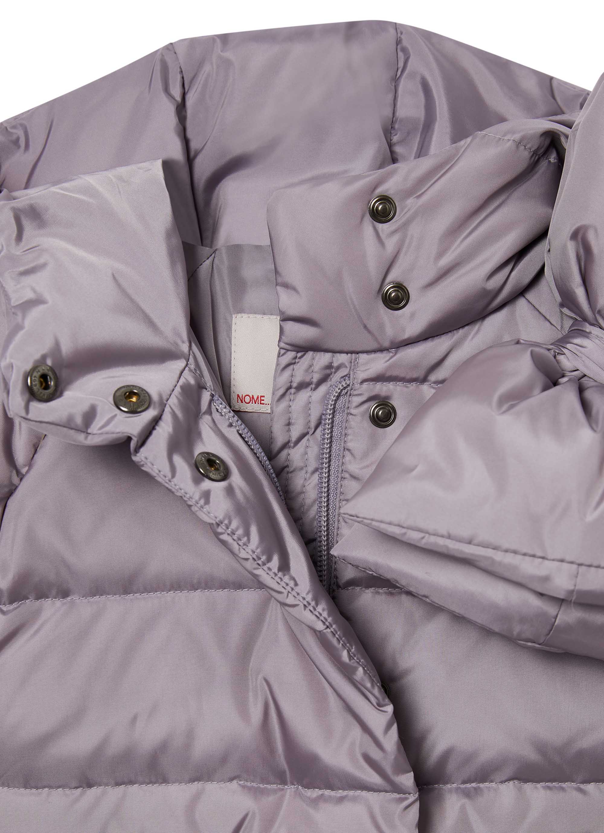 Girls Mauve Padded Down Coat