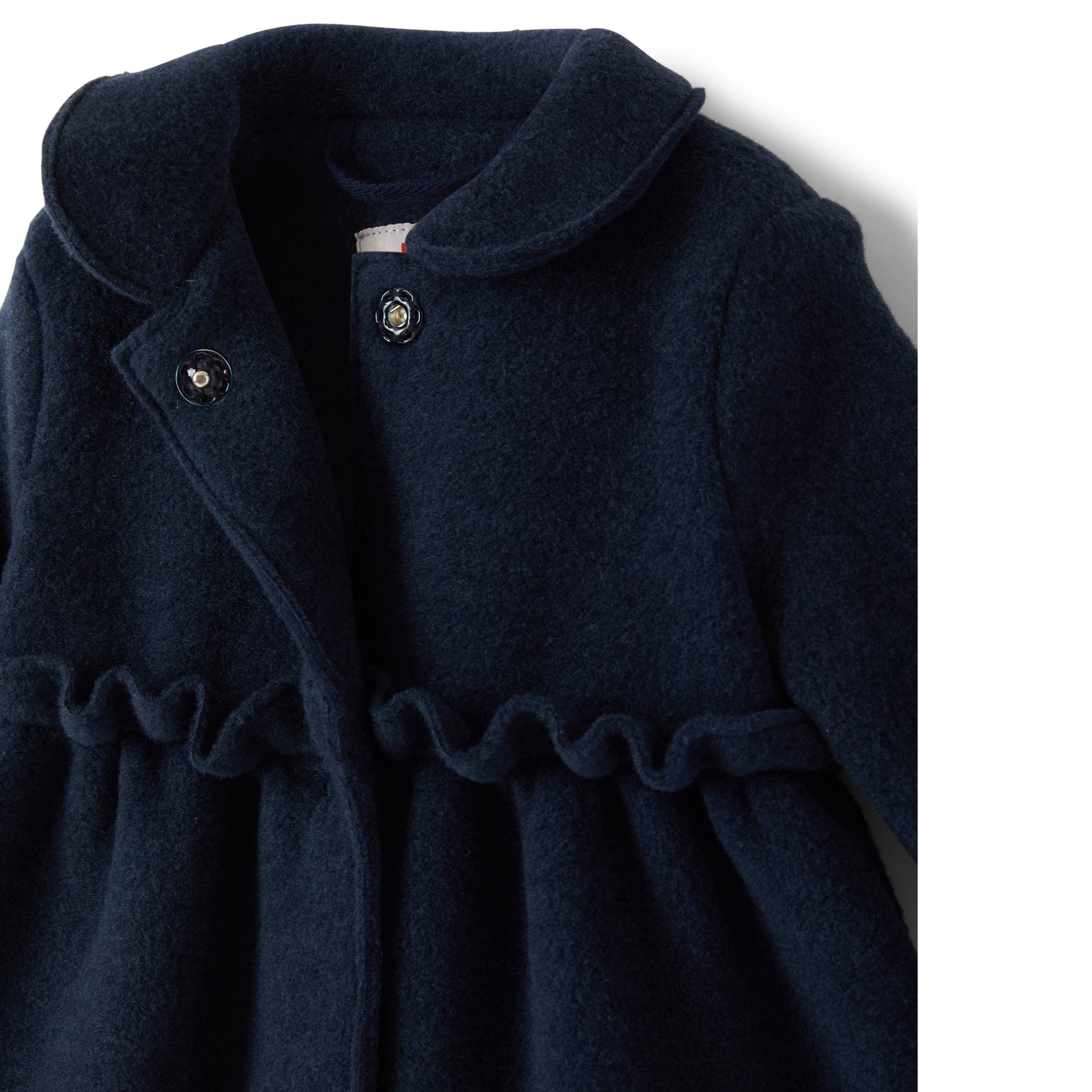 Girls Navy Coat