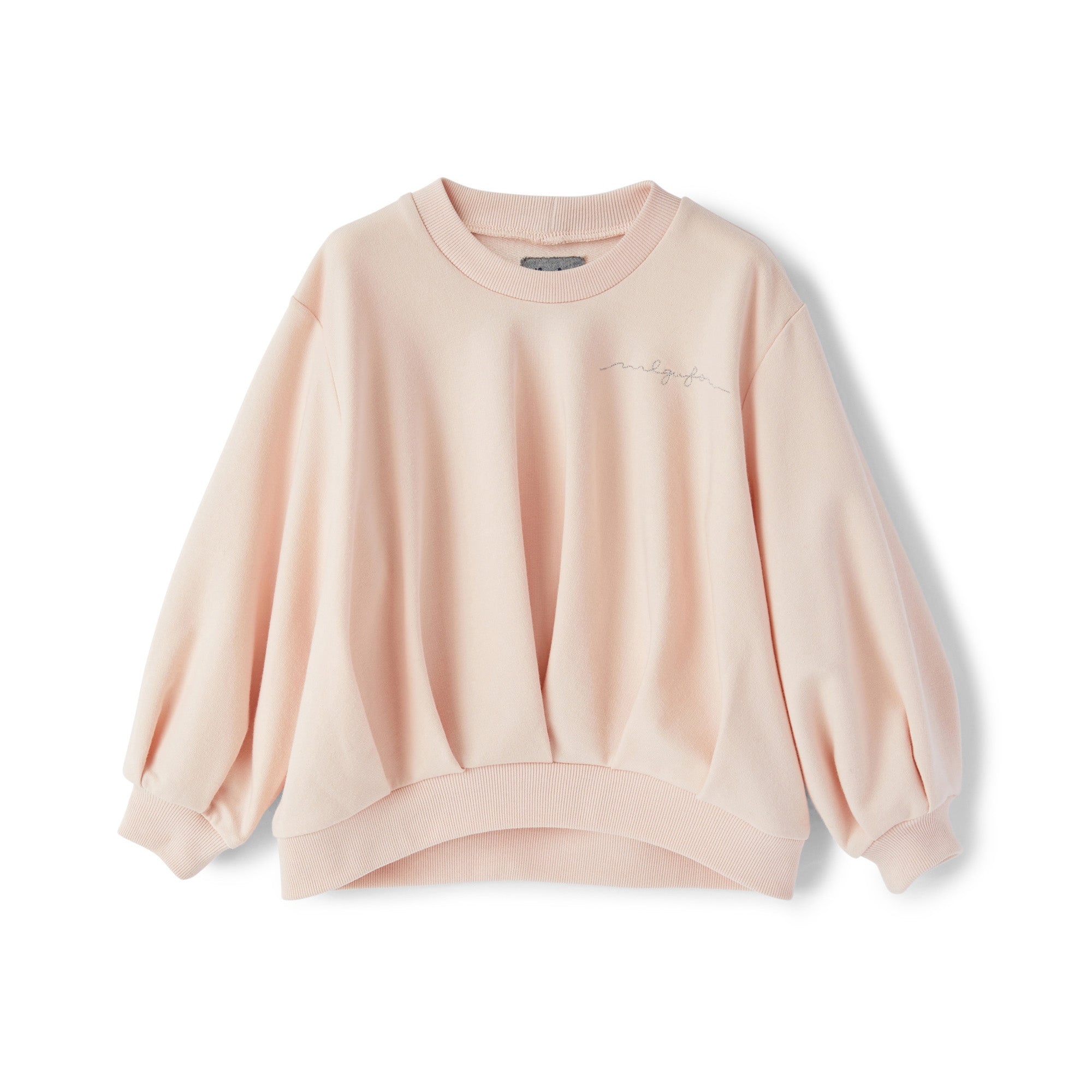 Girls Pink Cotton Sweatshirt