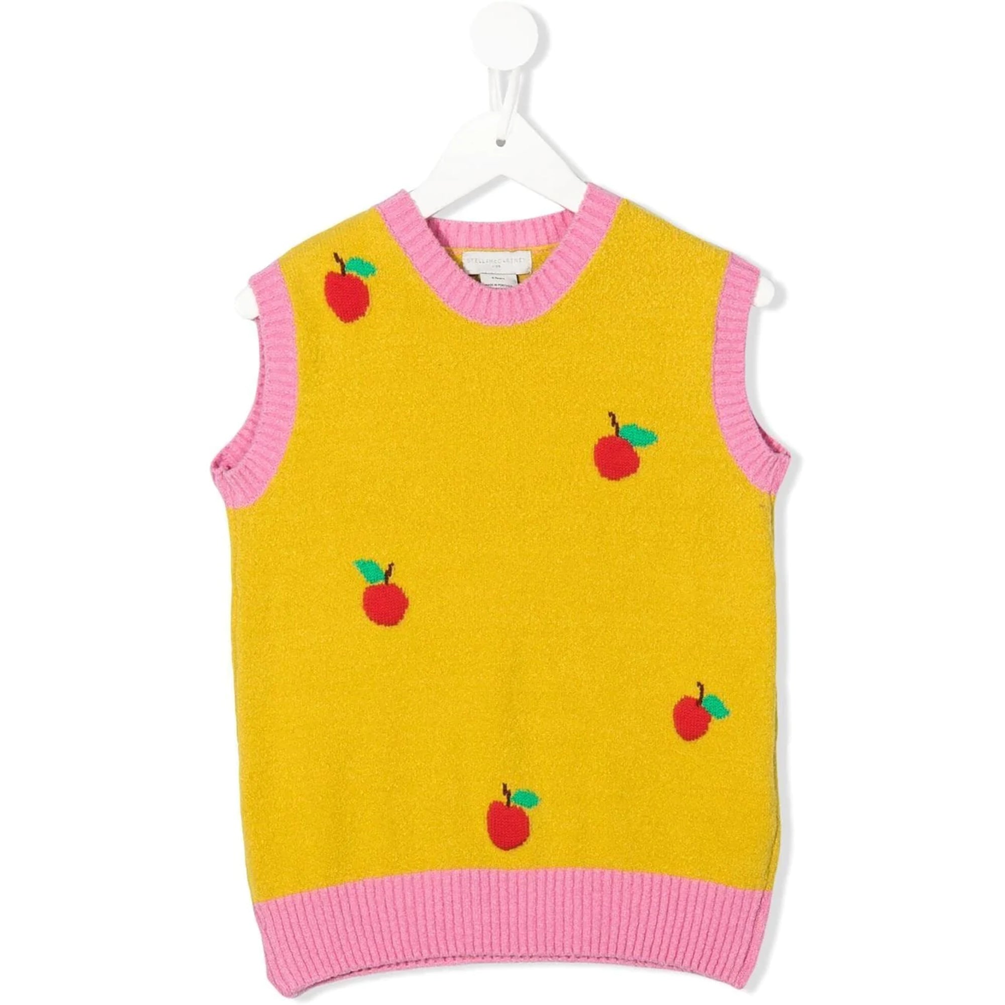 Girls Yellow Knit Vest