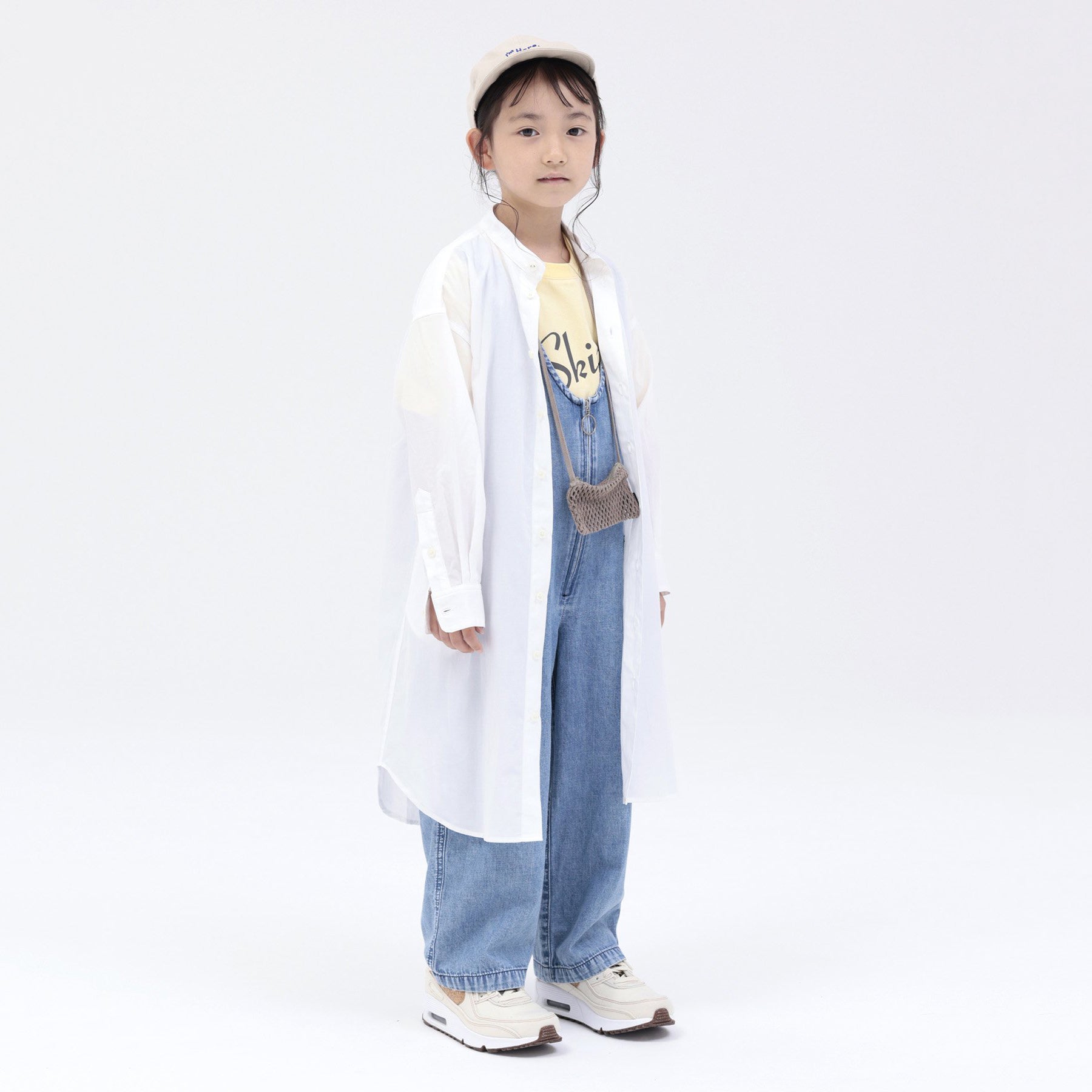 Boys & Girls White Long Shirt