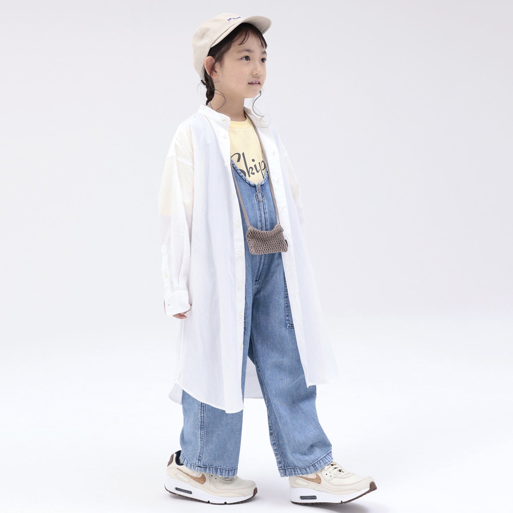 Boys & Girls White Long Shirt