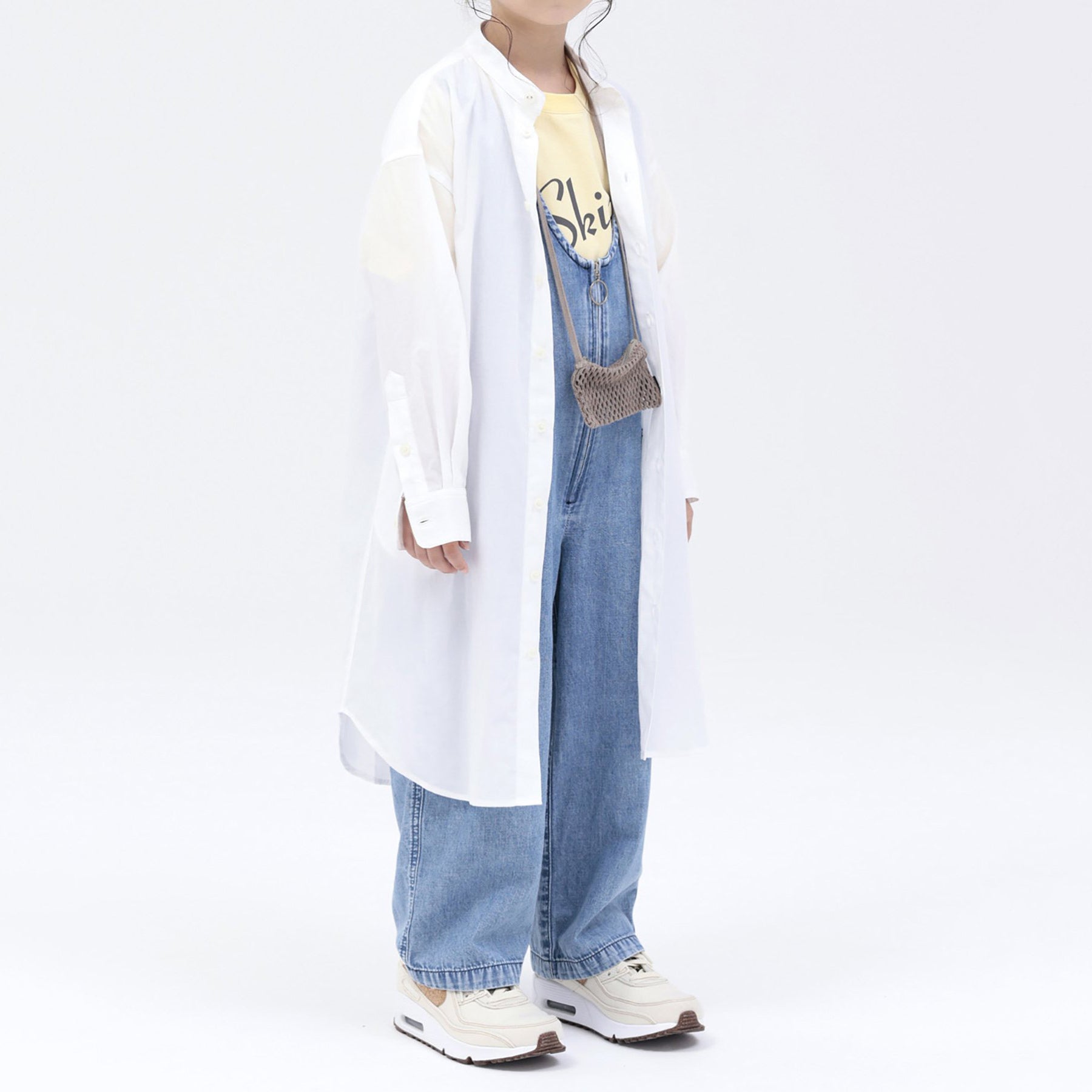 Boys & Girls White Long Shirt