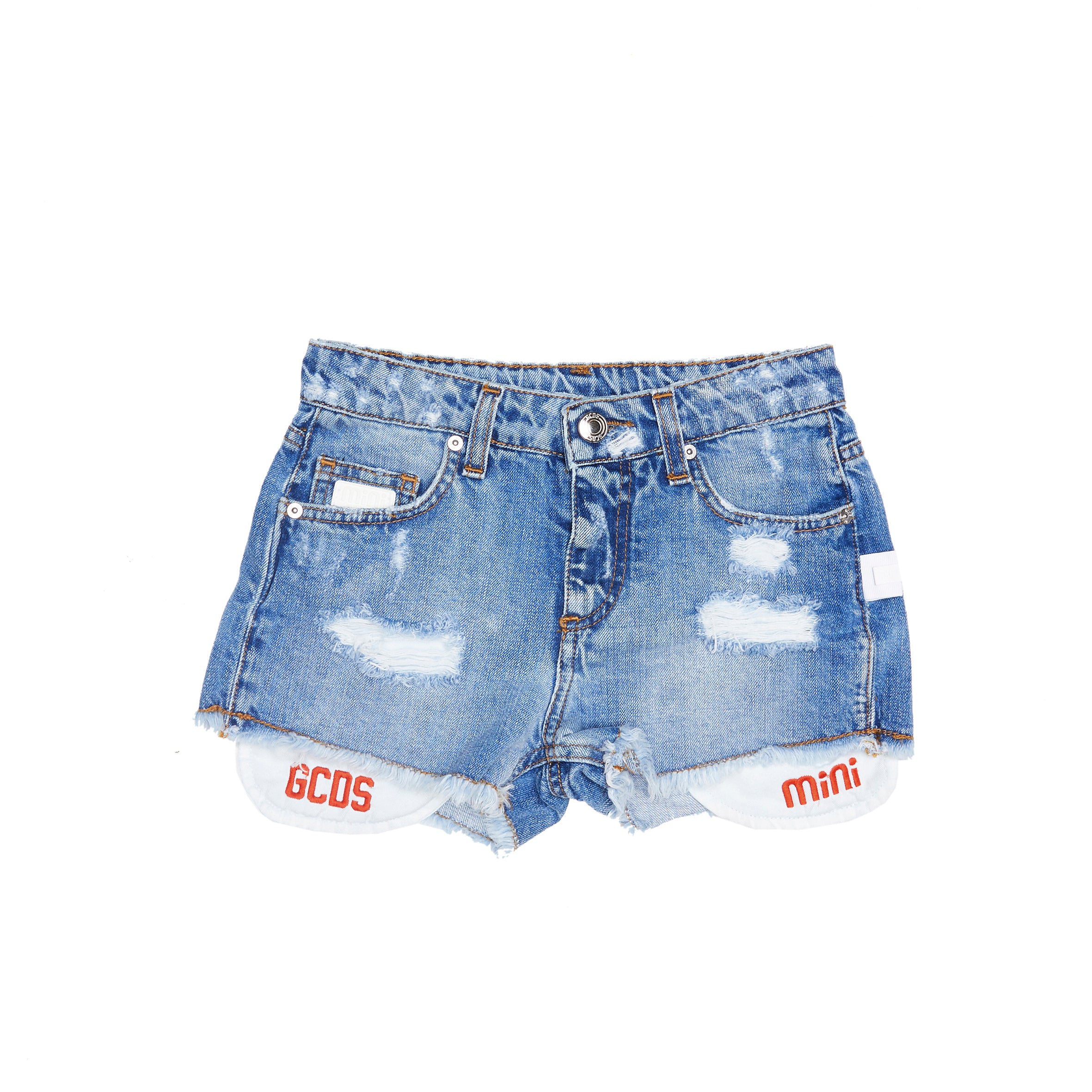 Girls Blue Denim Shorts