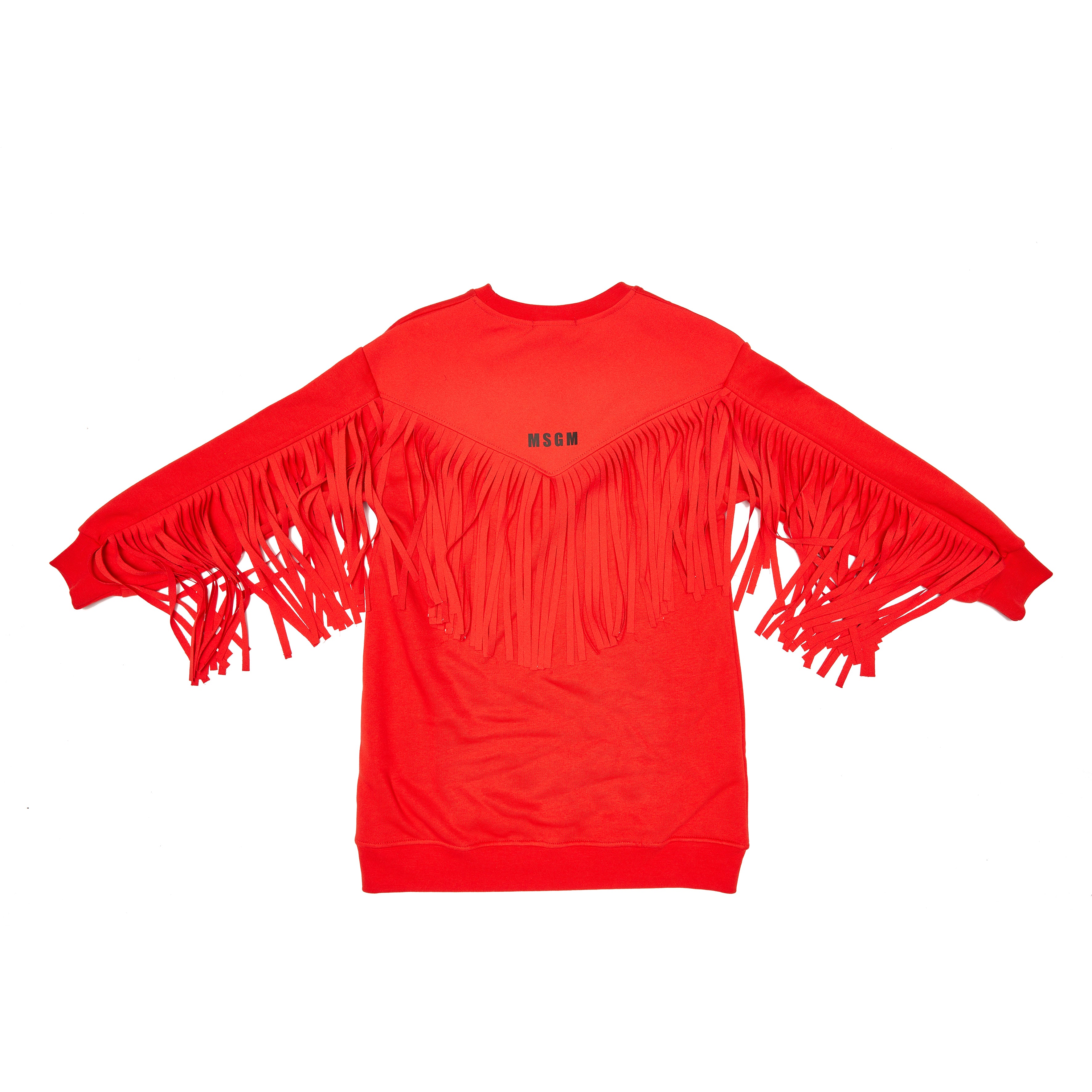 Girls Red Cotton Dress
