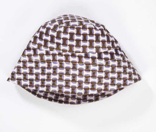 Girls & Boys Brown Cotton Hat