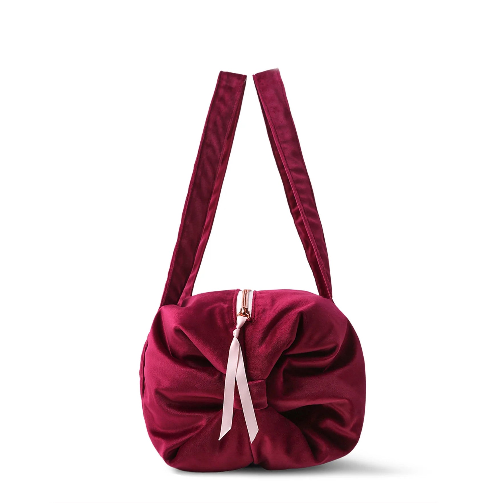 Girls Dark Red Logo Ballet Bag(M码)