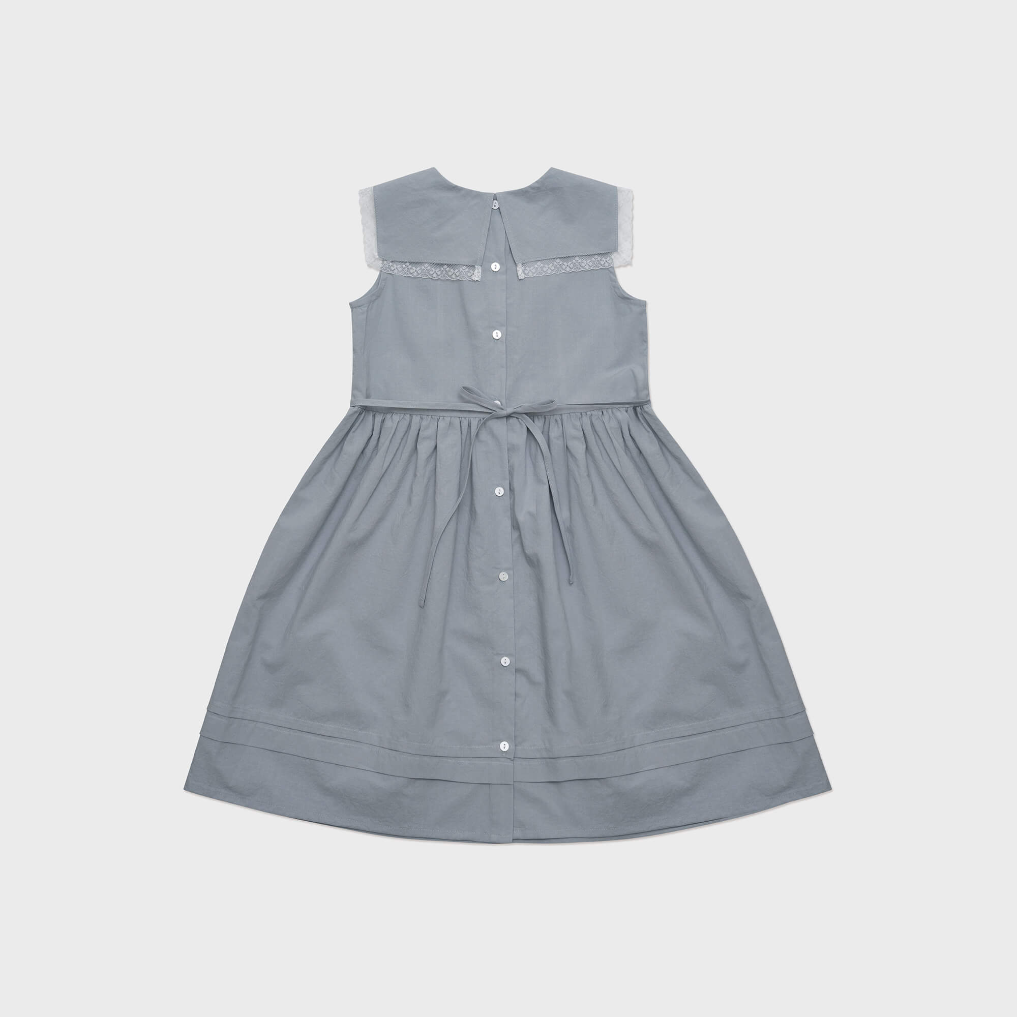 Girls Blue Cotton Dress