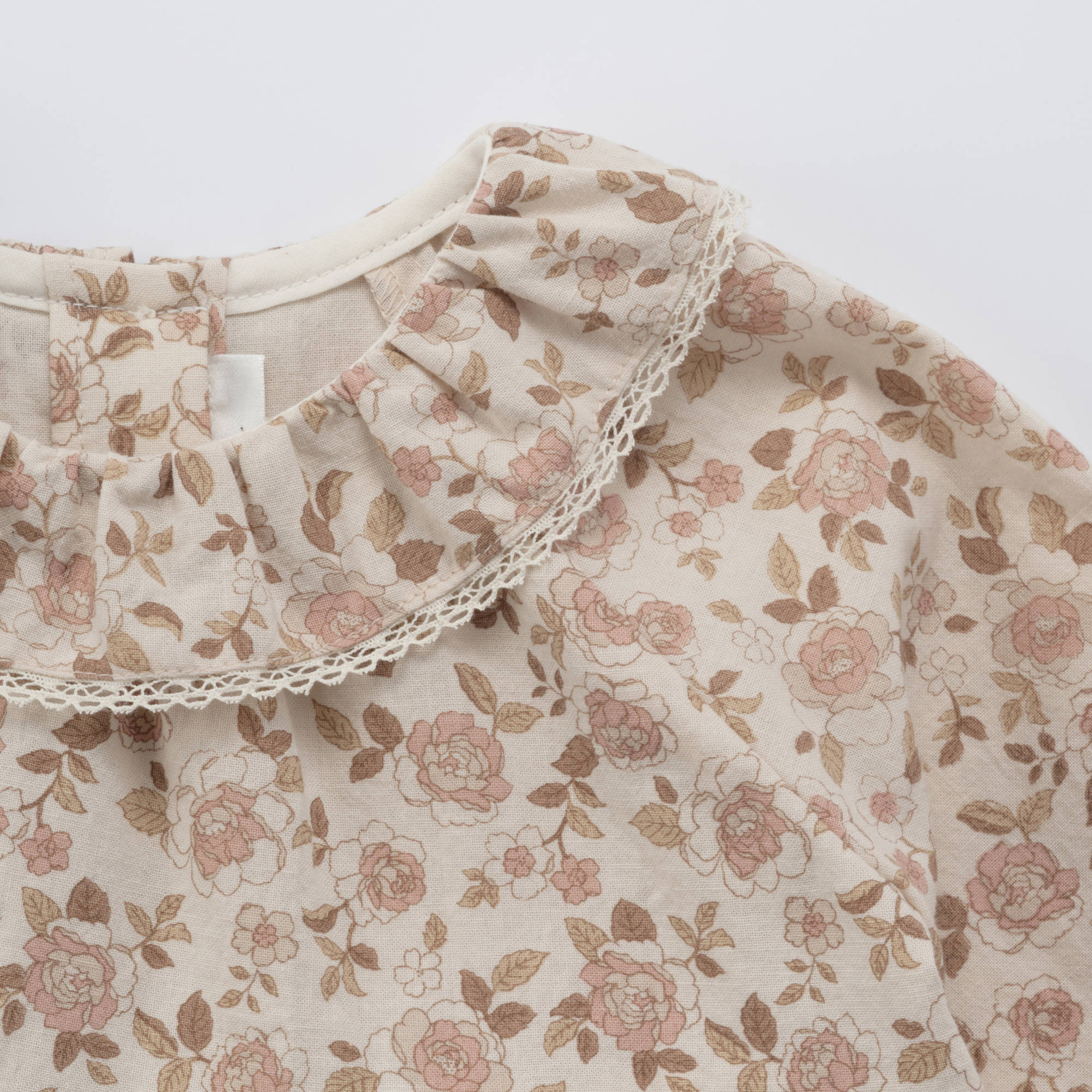 Baby Girls Pink Floral Cotton Top