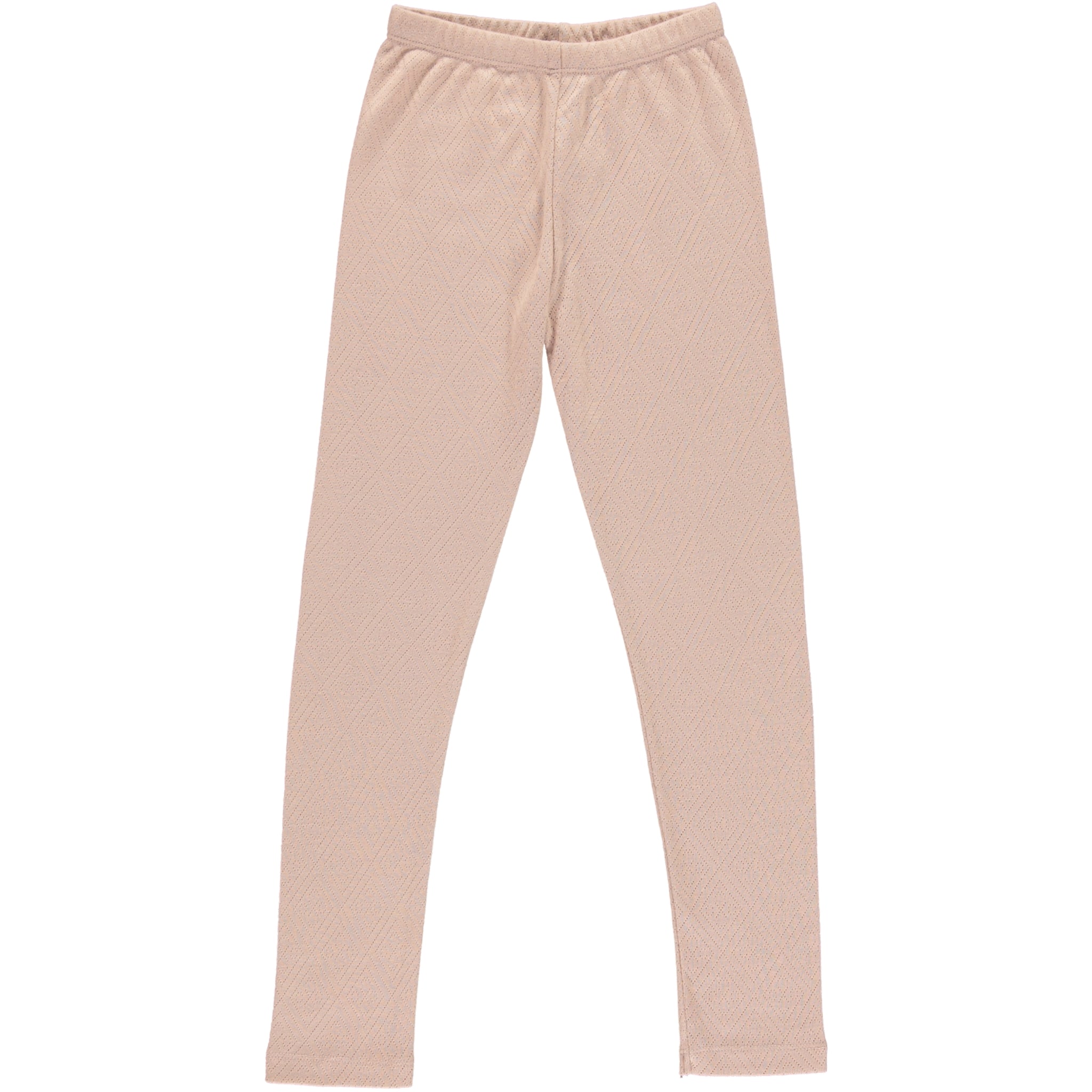 Girls Pink Cotton Leggings