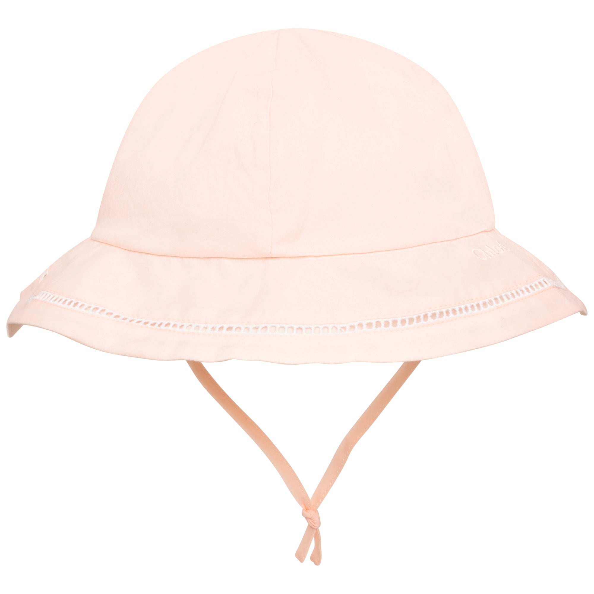 Girls Pink Cotton Hat