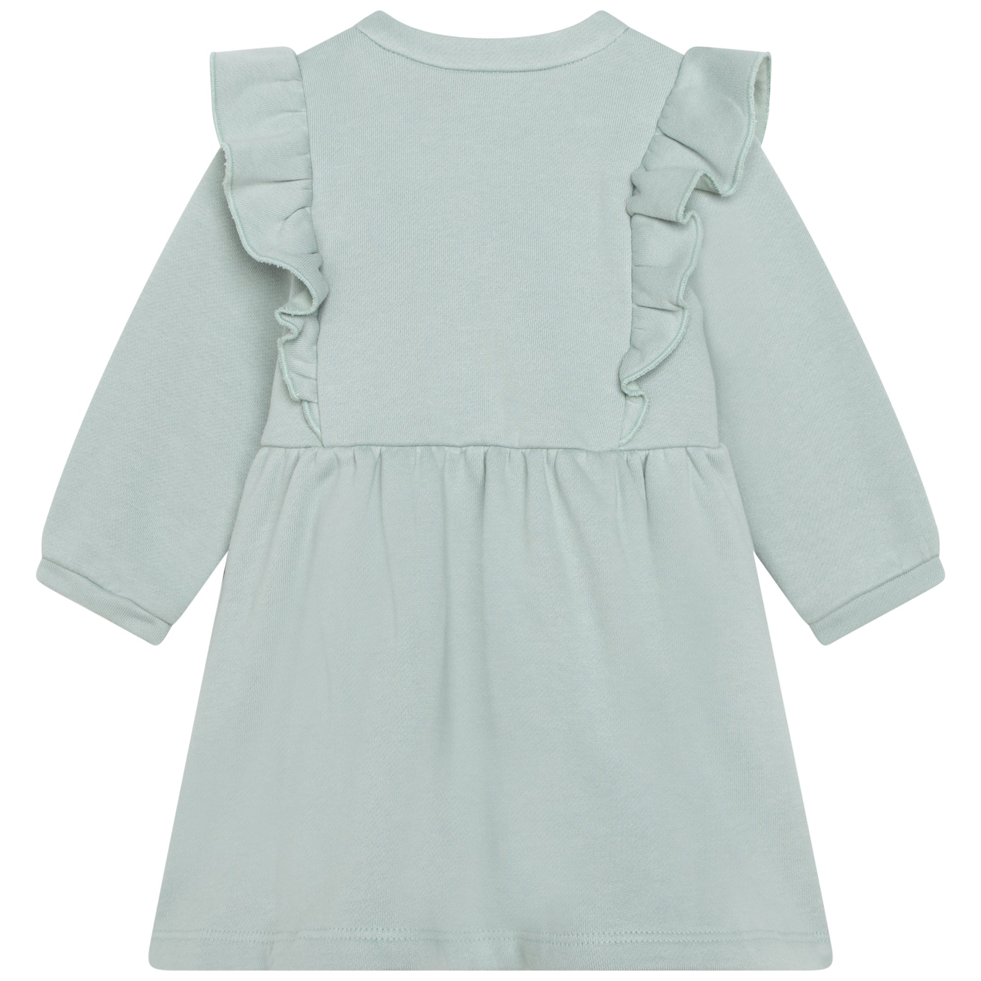 Baby Girls Green Cotton Dress