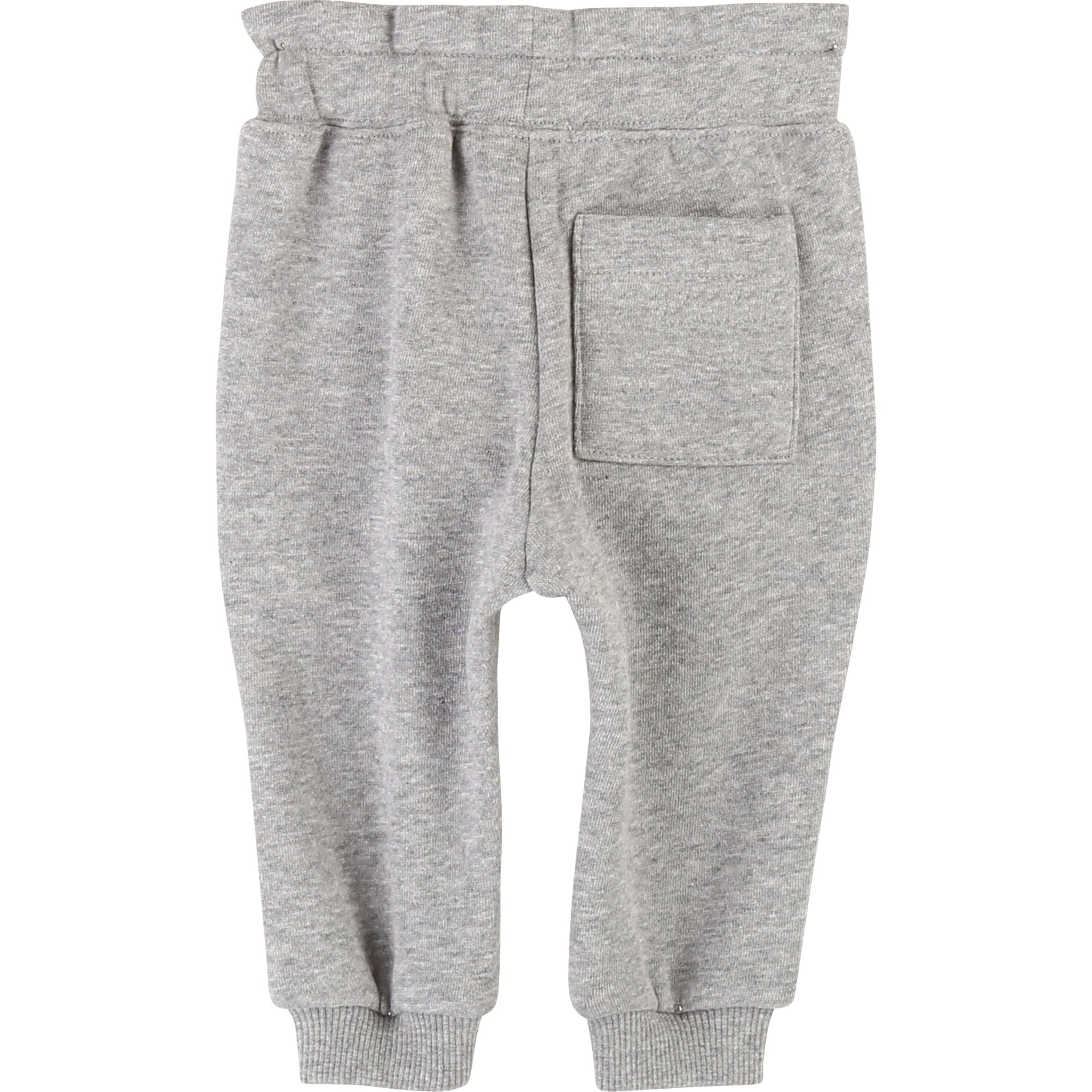 Baby Girls Grey Cotton Trousers