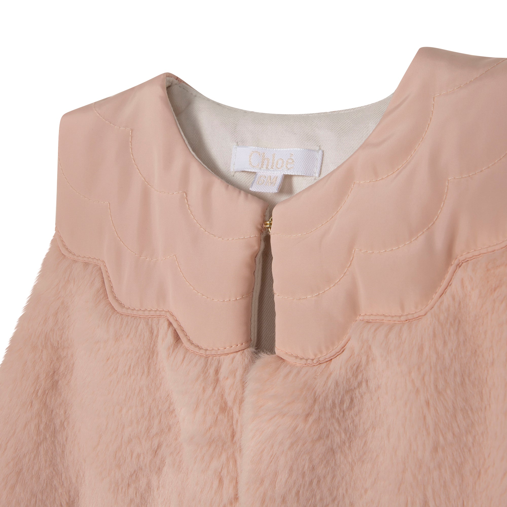 Girls Pink Padded Gilet