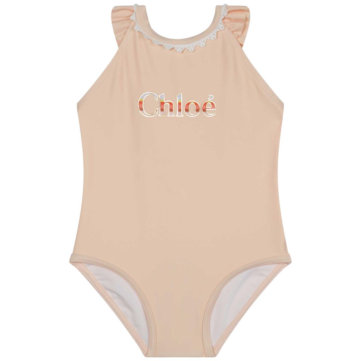 Baby Girls Pink Swimsuit