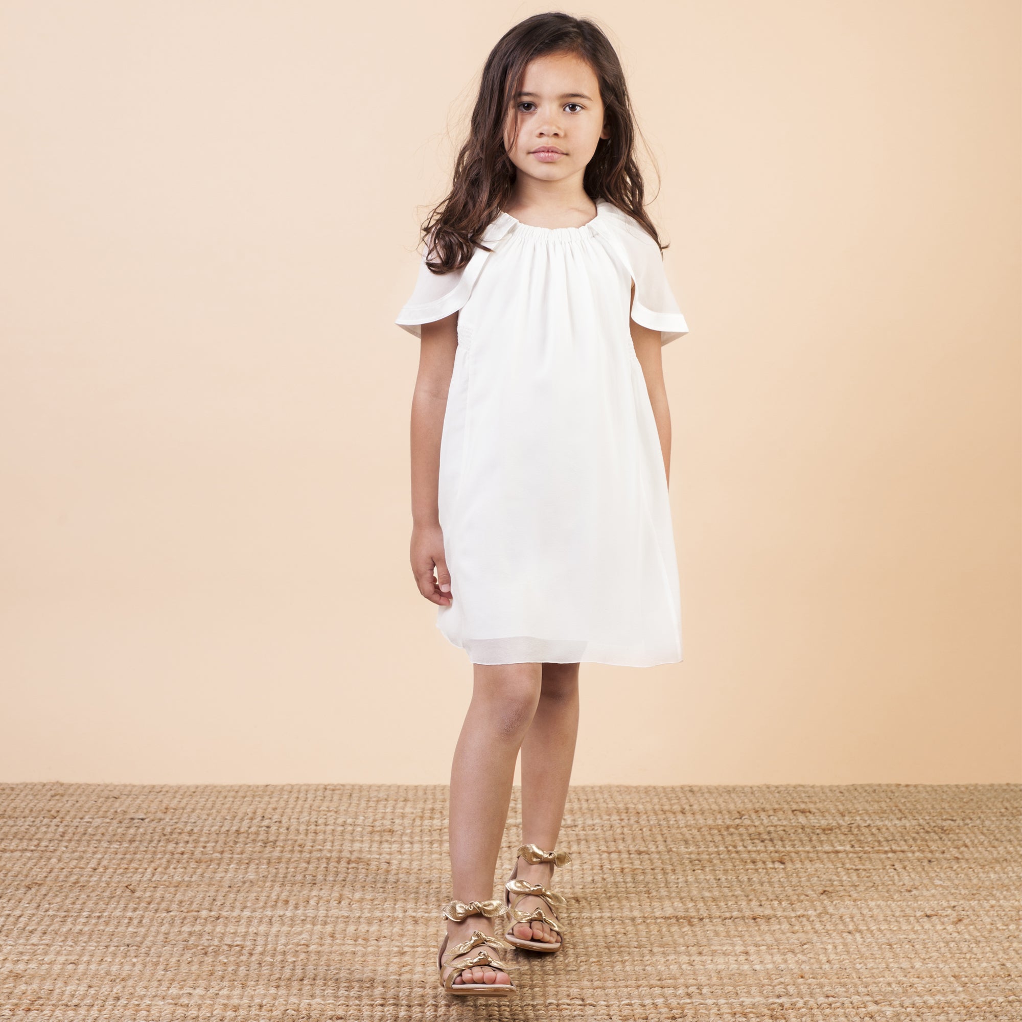 Girls Off-white Dress