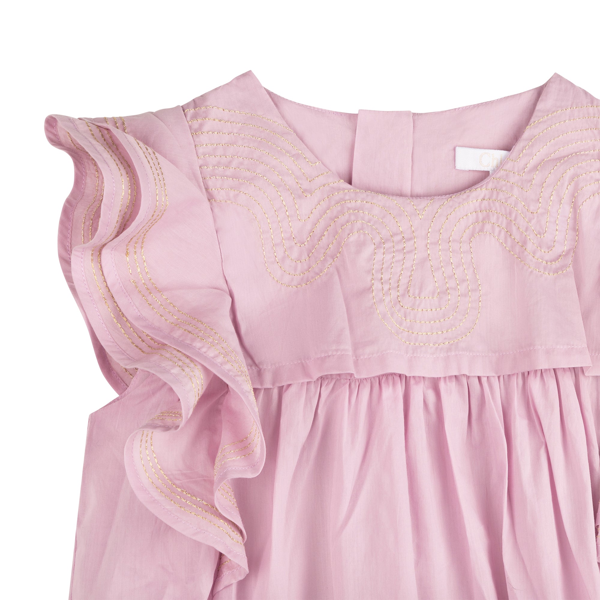 Girls Pink Cotton Dress