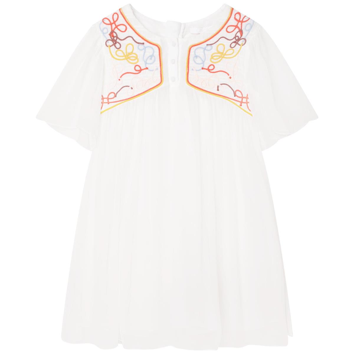 Girls White Dress