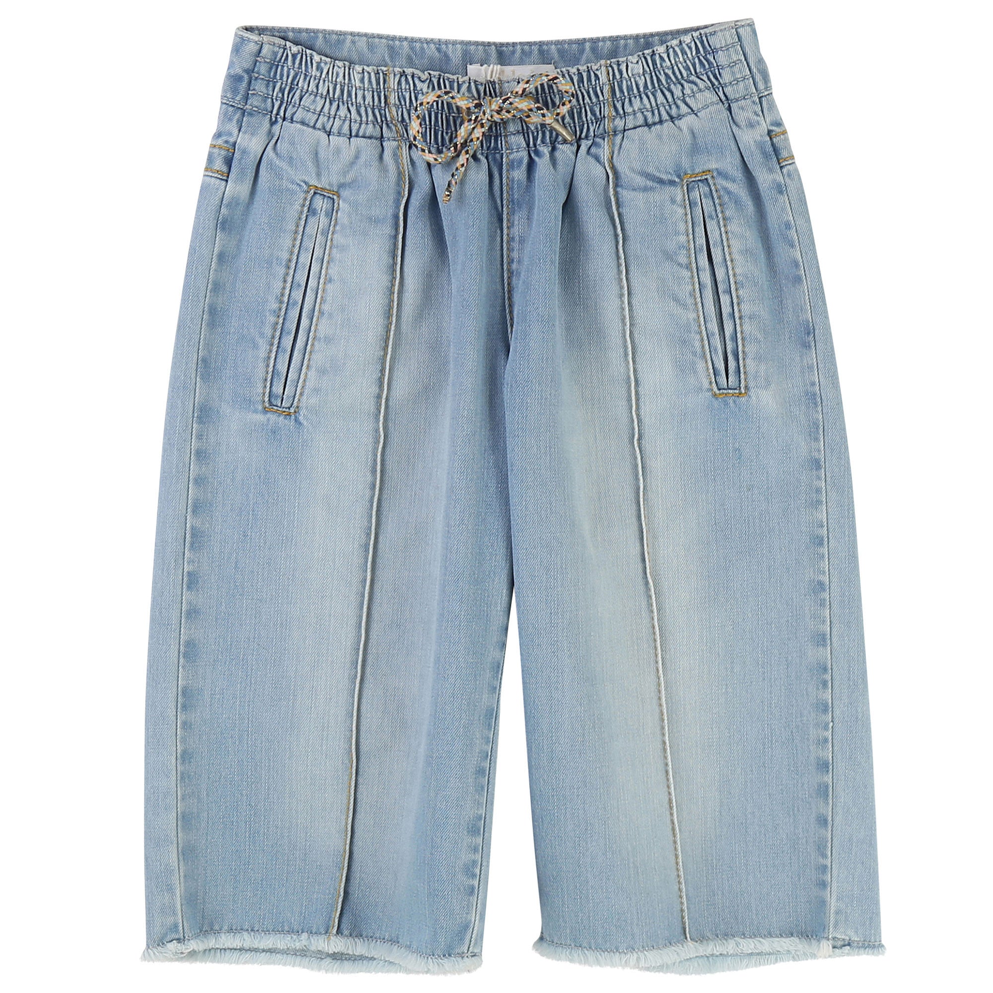 Girls Blue Flared Jeans - CÉMAROSE | Children's Fashion Store