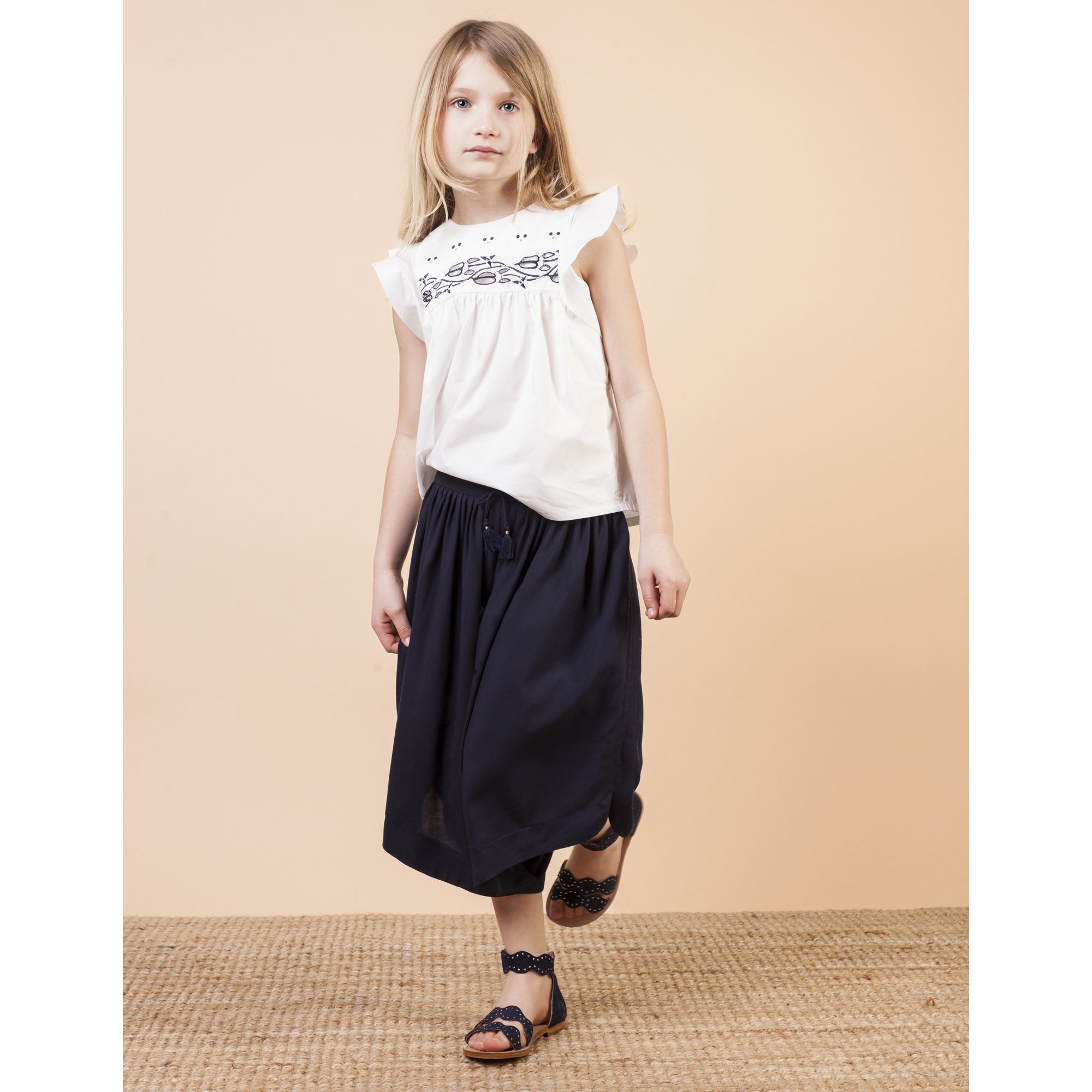 Girls Dark Blue Trousers