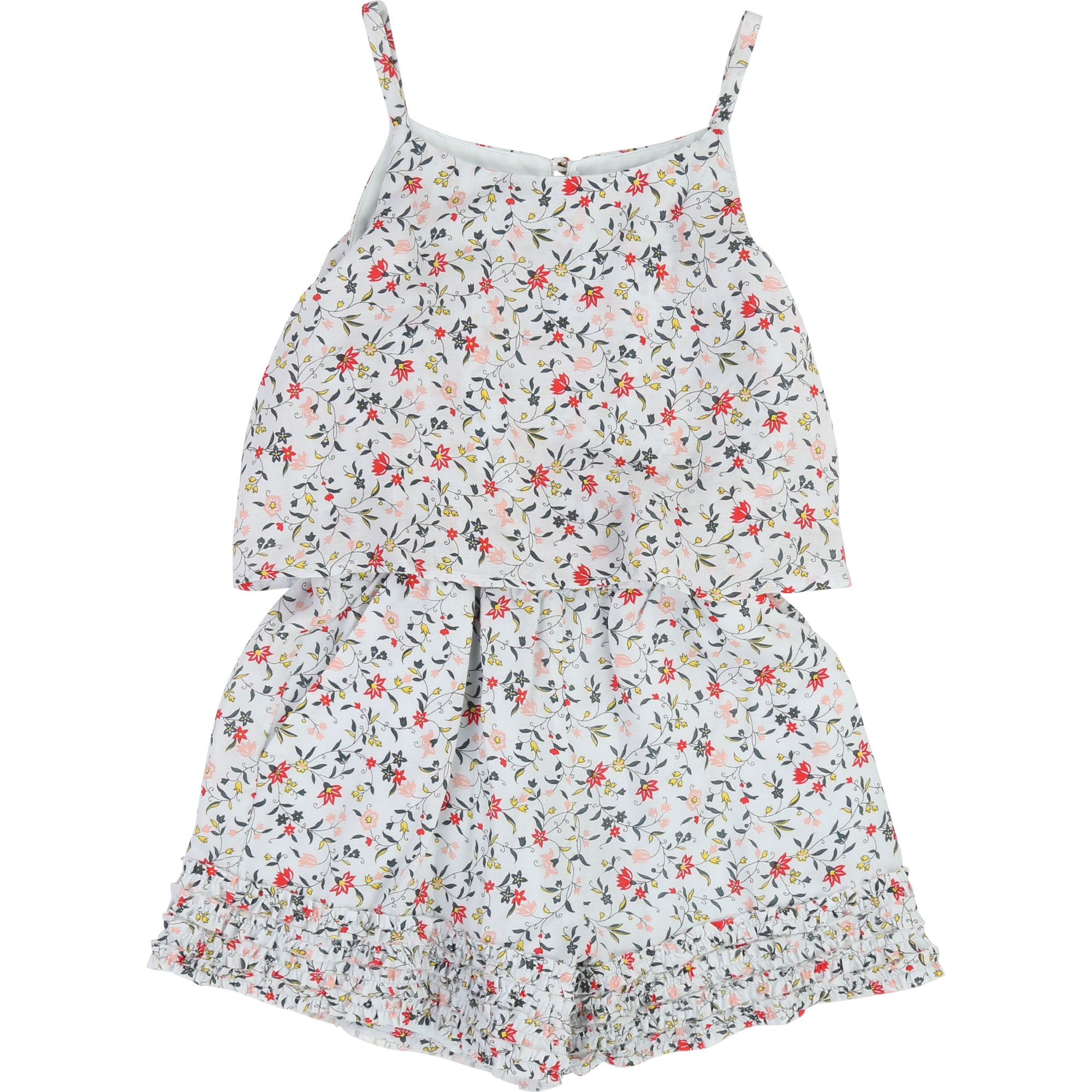 Girls Fleurs Condole Belt Jumpsuit