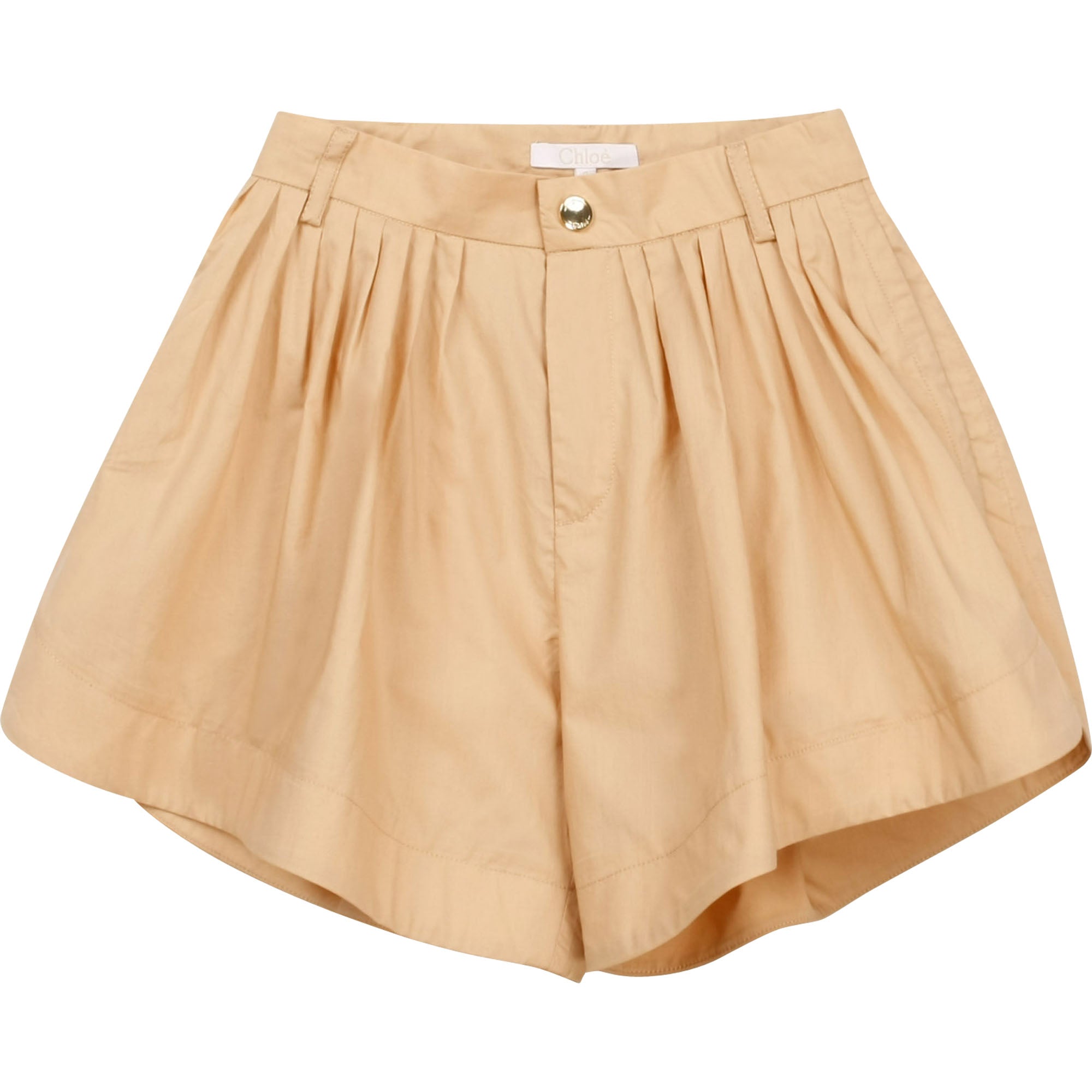 Girls Pink Cotton Shorts