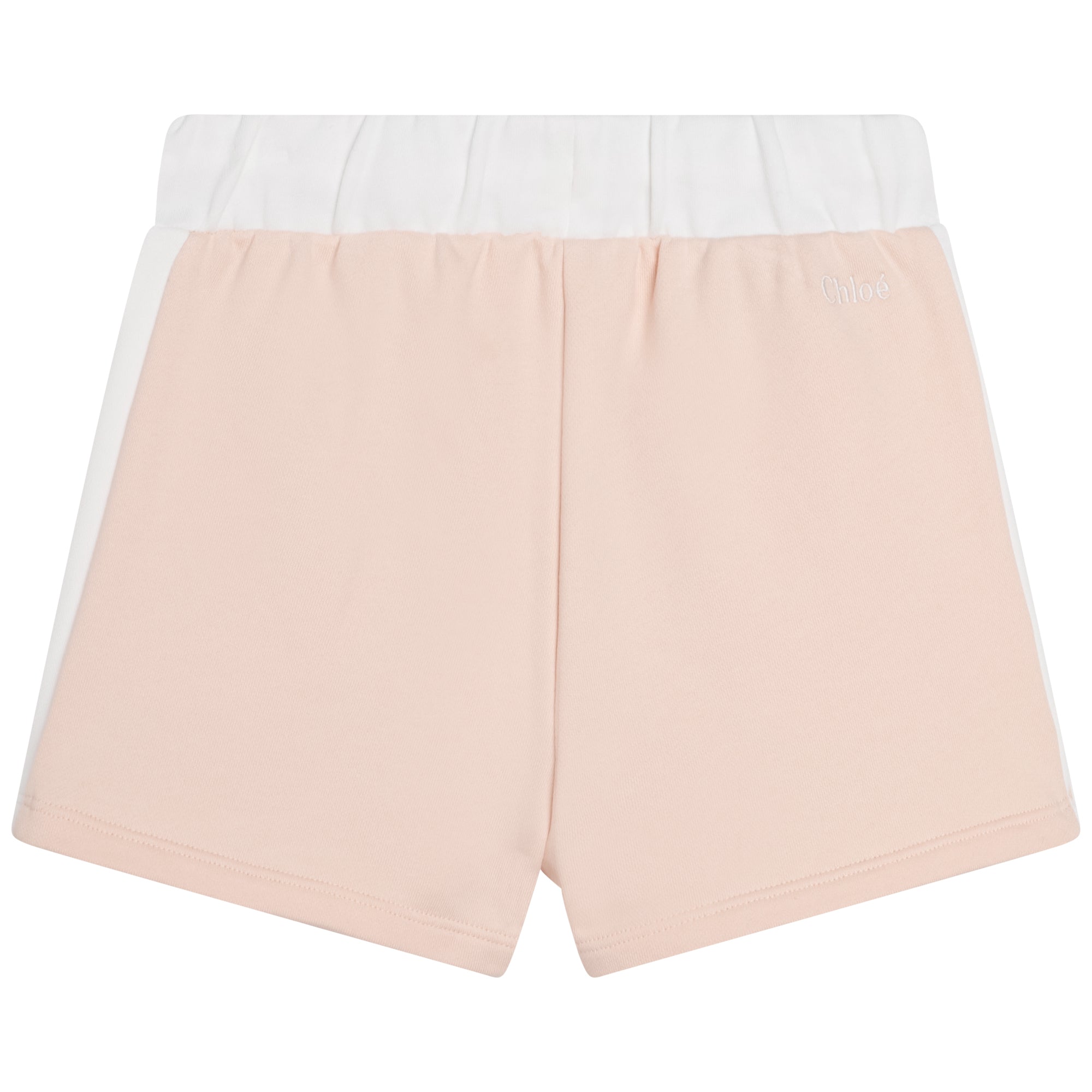Girls Pink Cotton Shorts