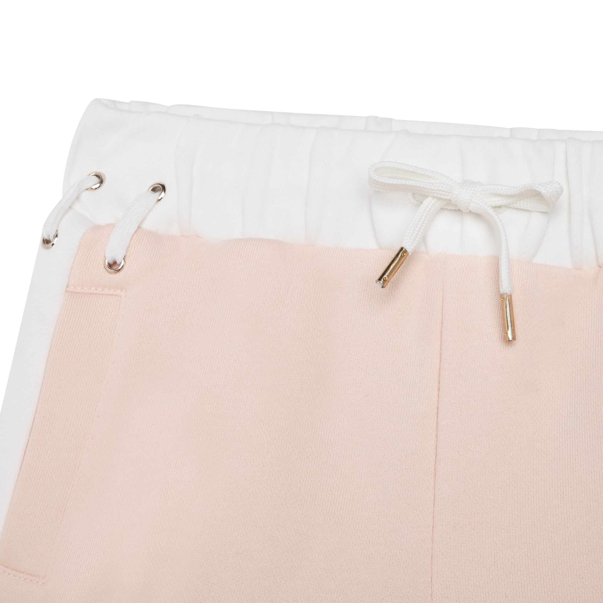 Girls Pink Cotton Shorts